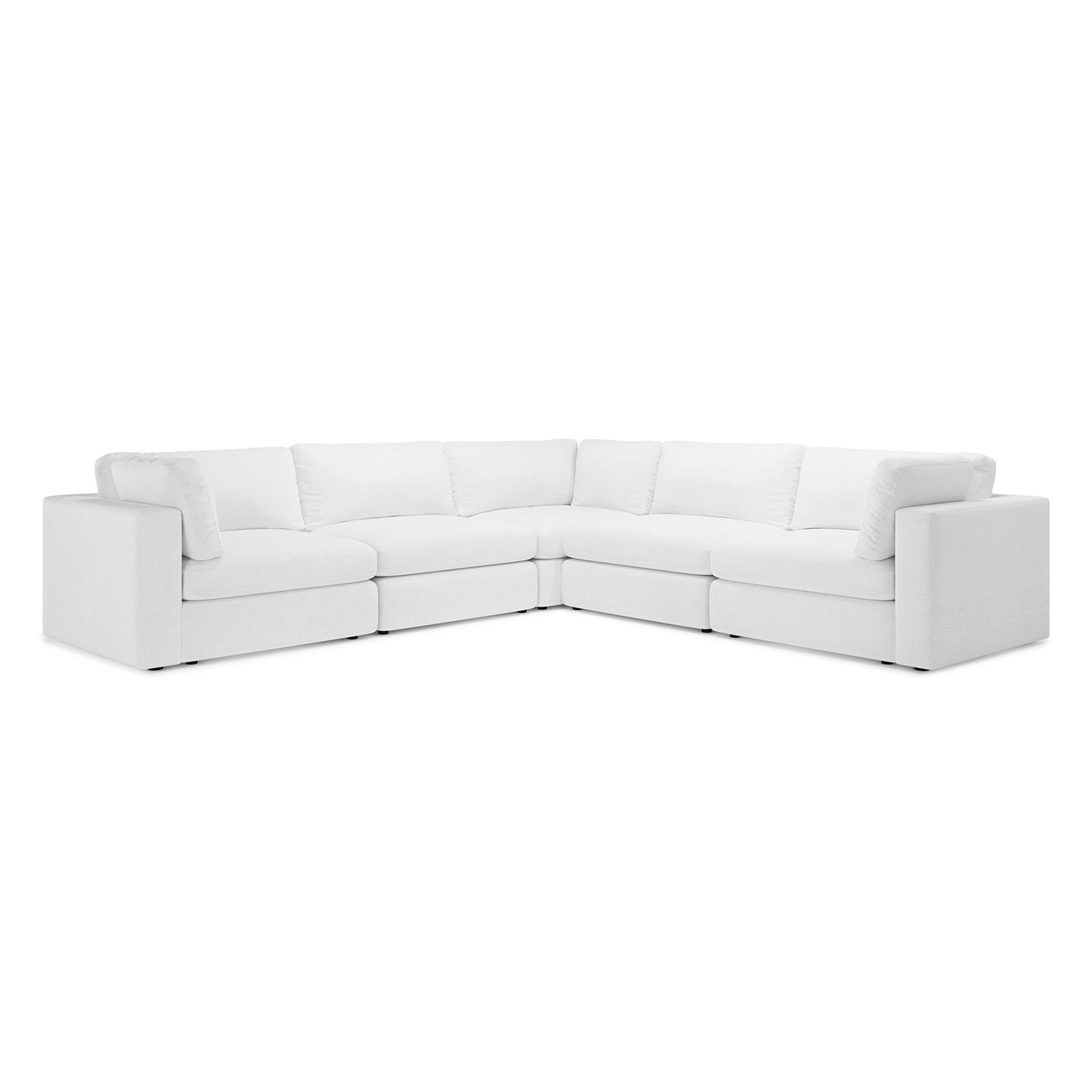 5-Seat Vari Modular Corner Sectional | Cotton White