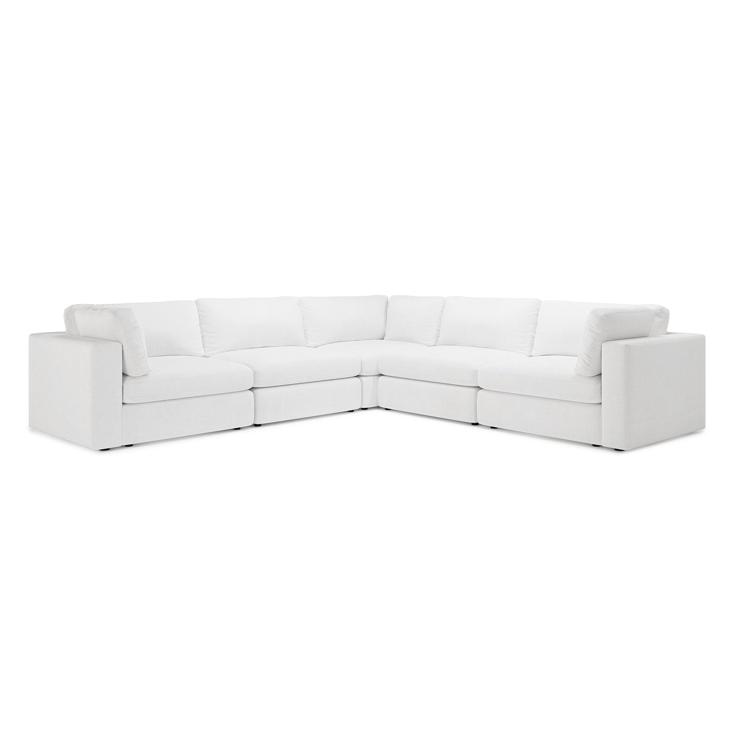 5-Seat Vari Modular Corner Sectional | Cotton White 