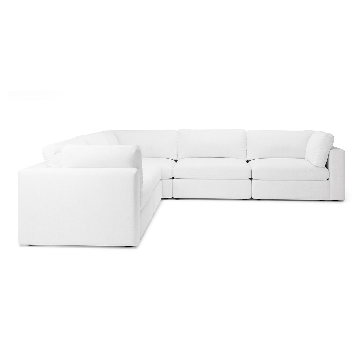 5-Seat Vari Modular Corner Sectional | Cotton White