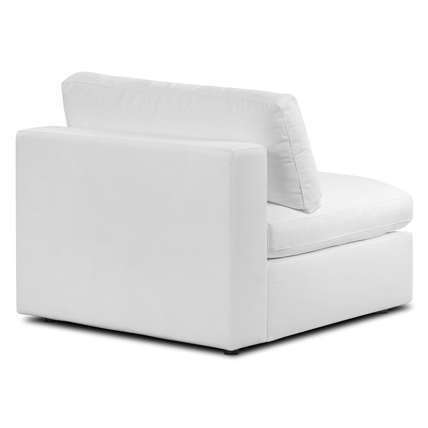 Vari Modular Armless Chair | Cotton White 