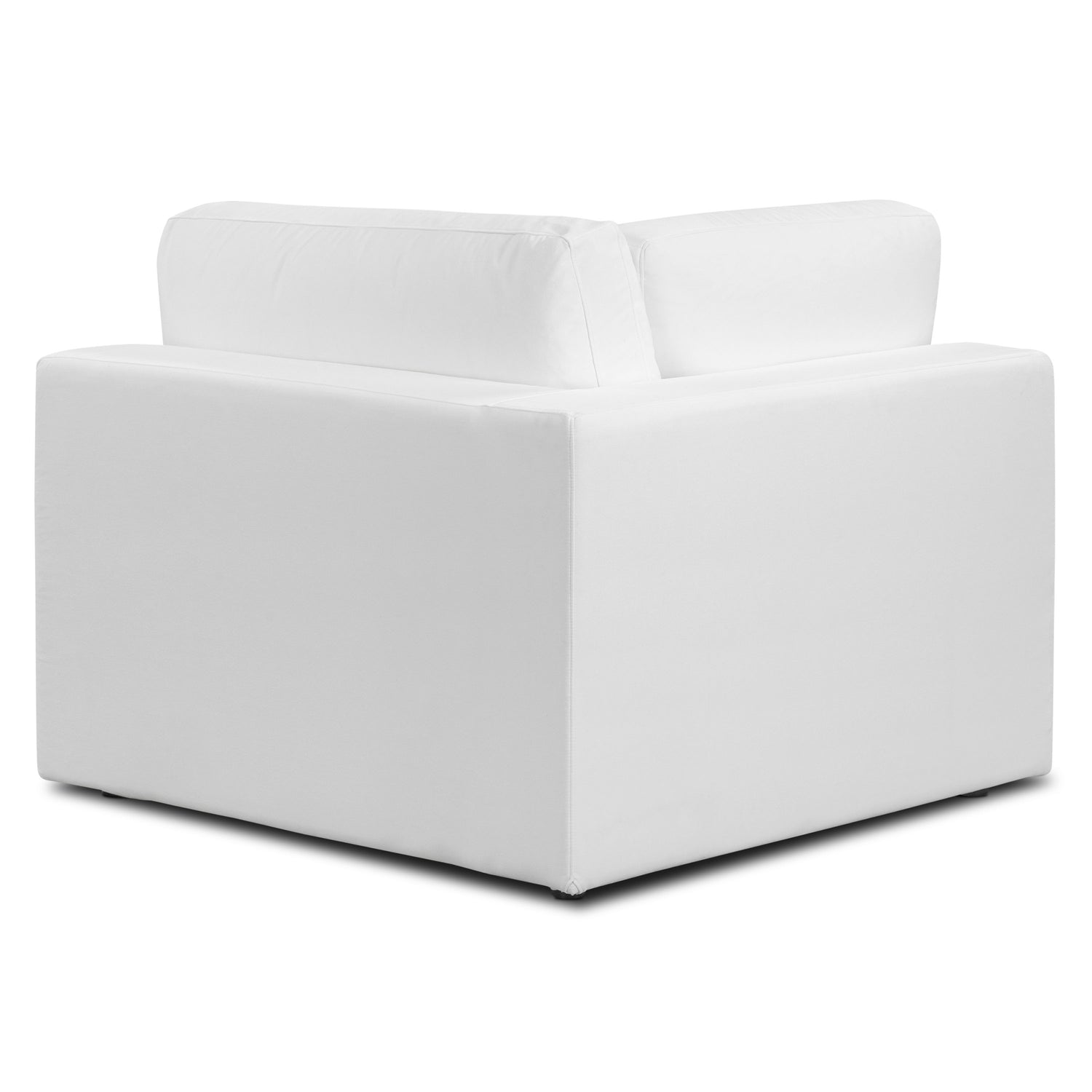Vari Modular Left Arm Facing Corner + Arm Cushion | Cotton White 