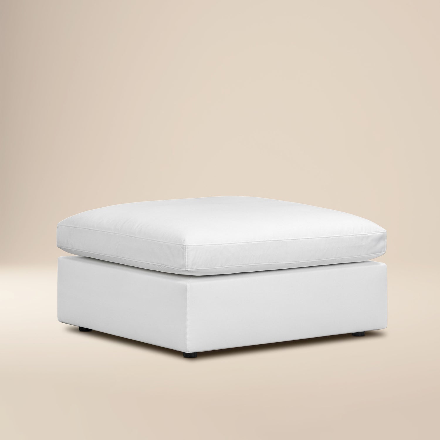 Vari Modular Ottoman | Cotton White 