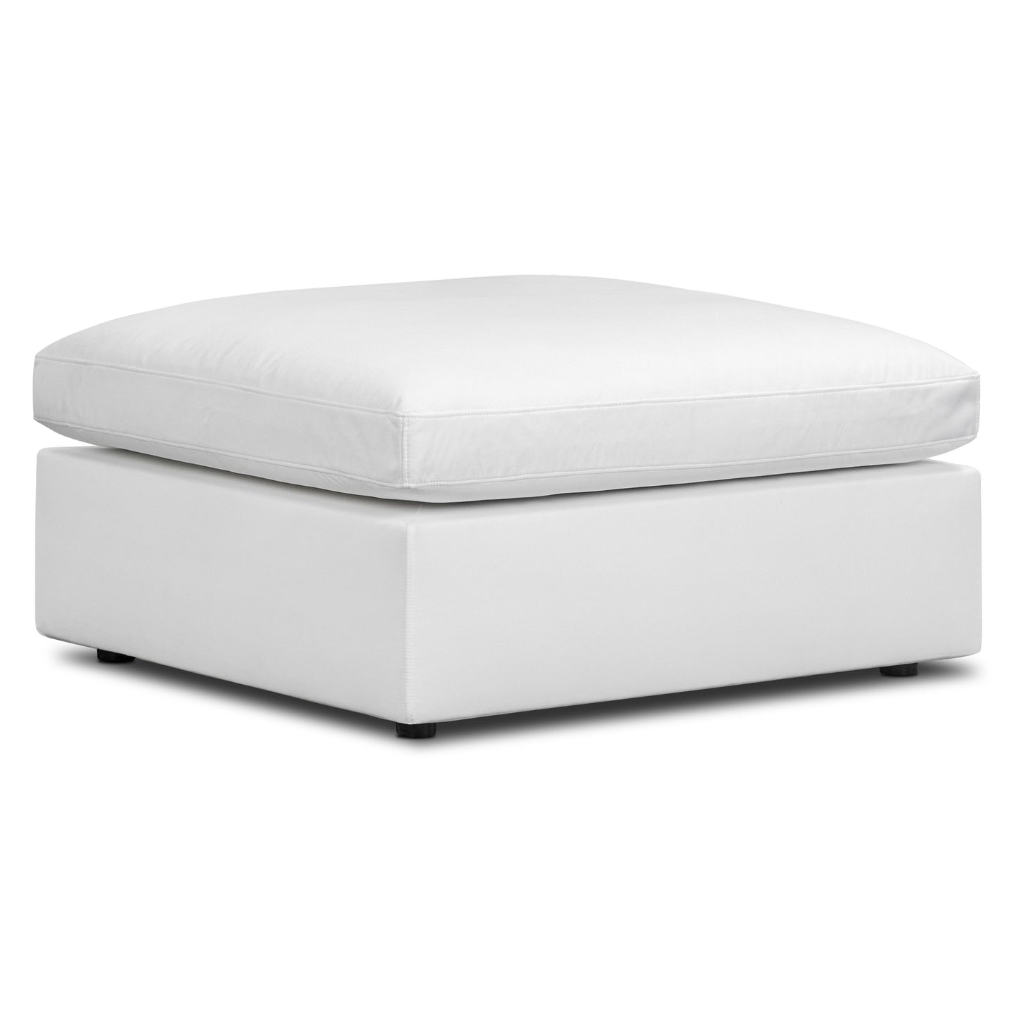Vari Modular Ottoman | Cotton White