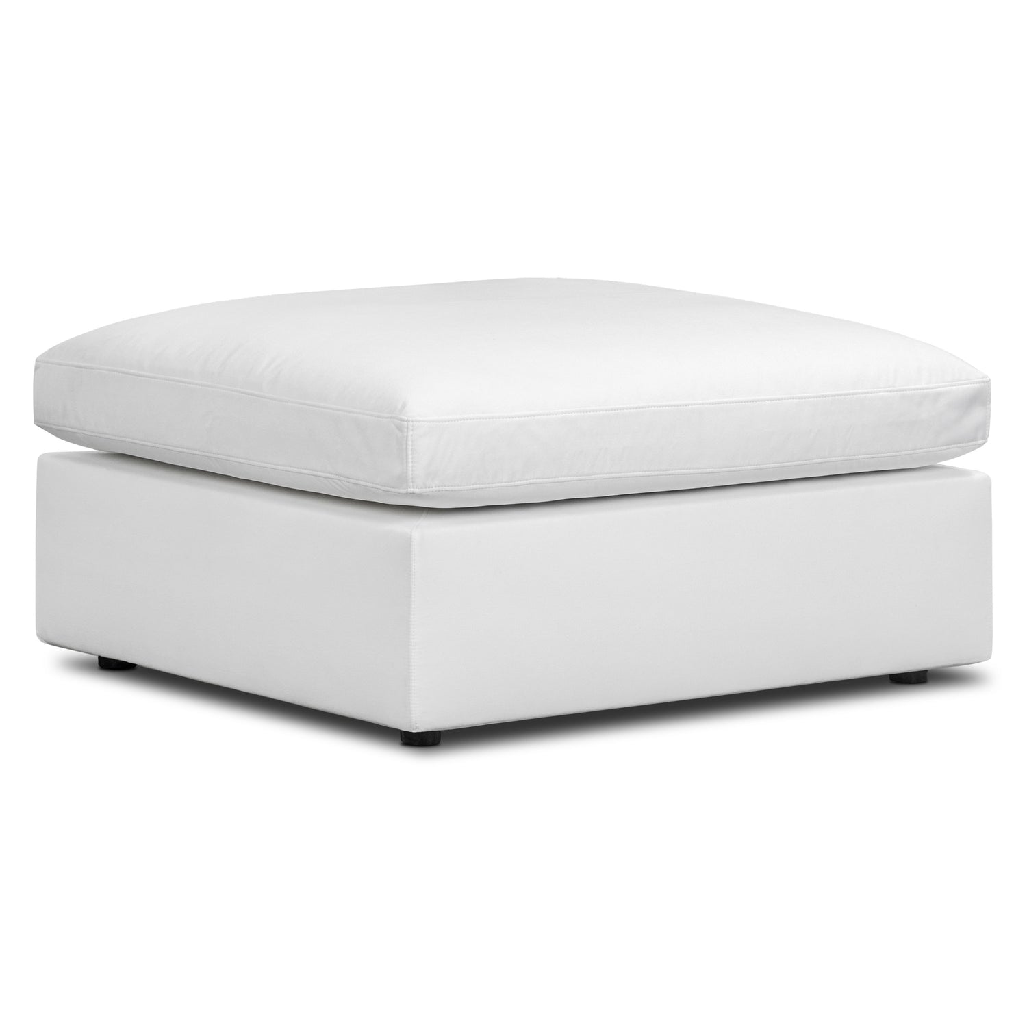 Vari Modular Ottoman | Cotton White 