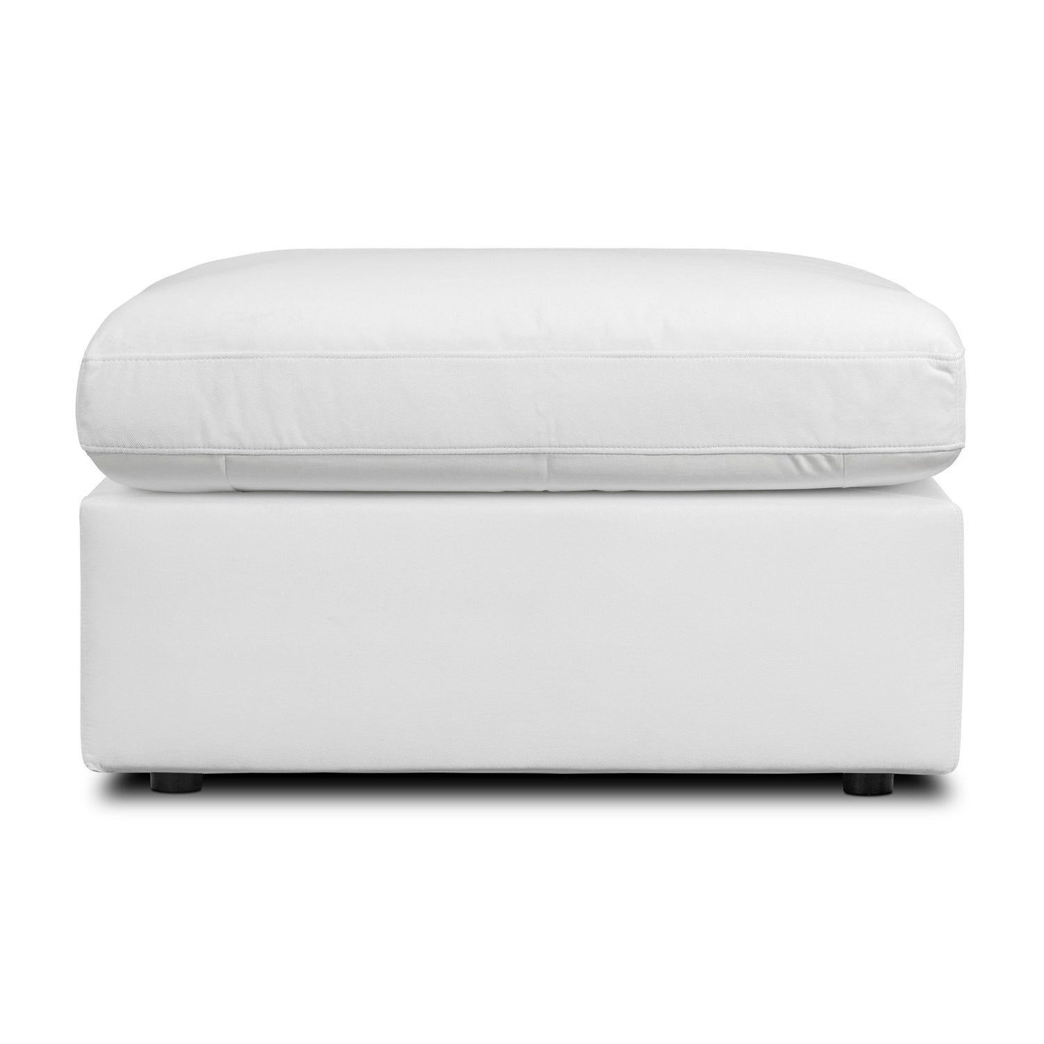 Vari Modular Ottoman | Cotton White 