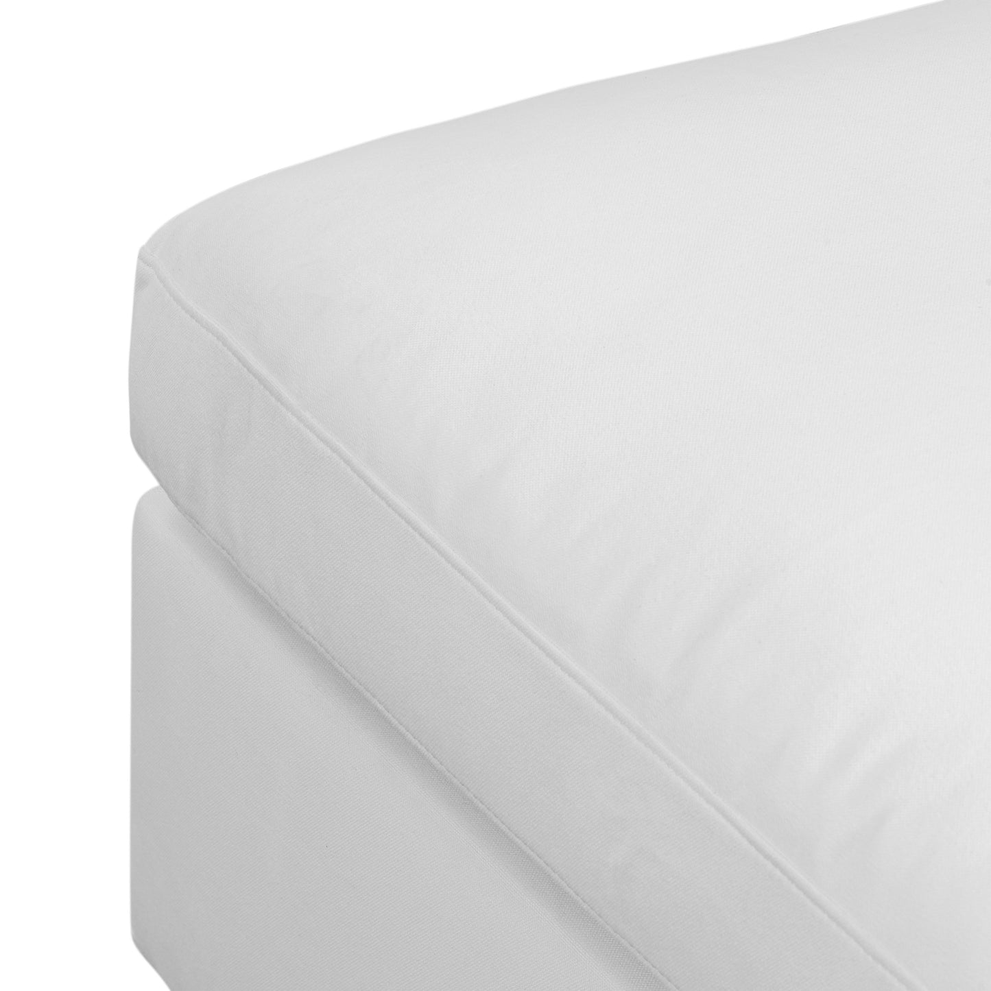 Vari Modular Ottoman | Cotton White