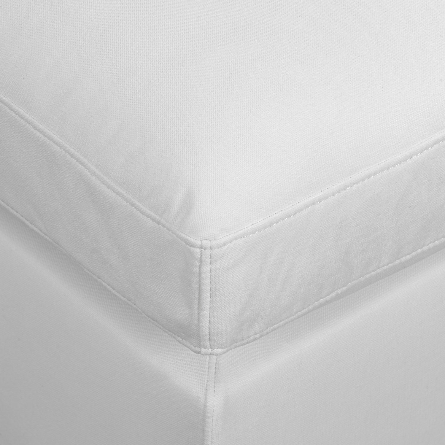 Vari Modular Ottoman | Cotton White 