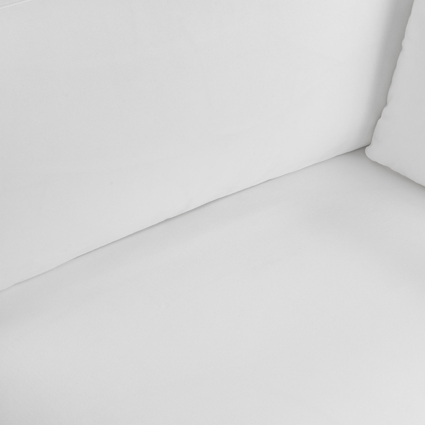 Vari Modular Right Arm Facing Corner + Arm Cushion | Cotton White