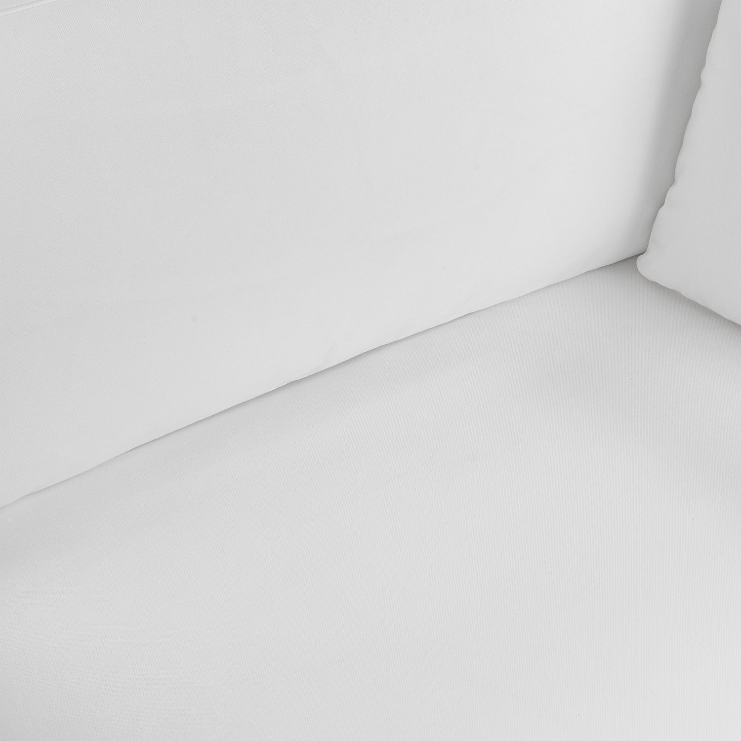Vari Modular Right Arm Facing Corner + Arm Cushion | Cotton White 