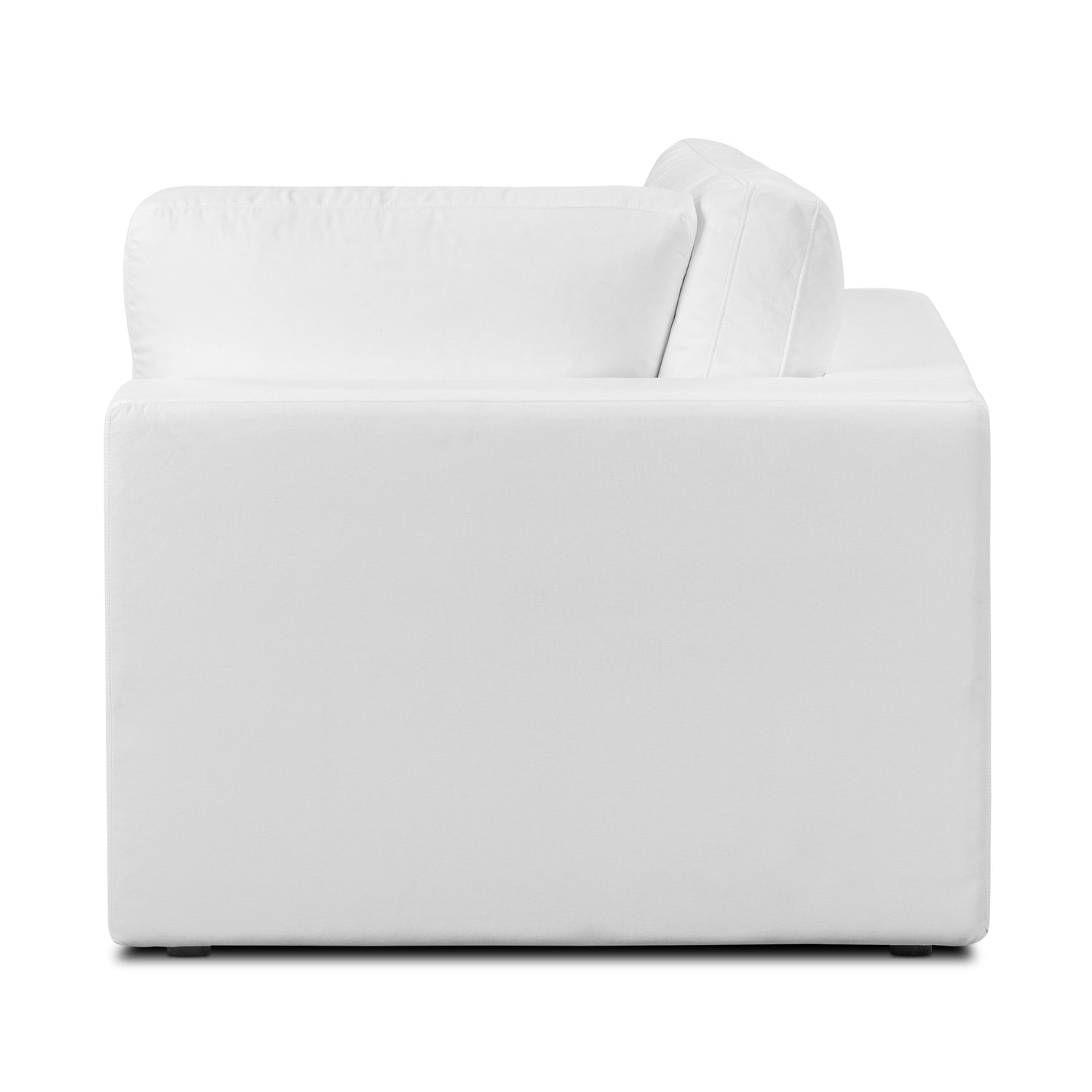 Vari Modular Right Arm Facing Corner + Arm Cushion | Cotton White 