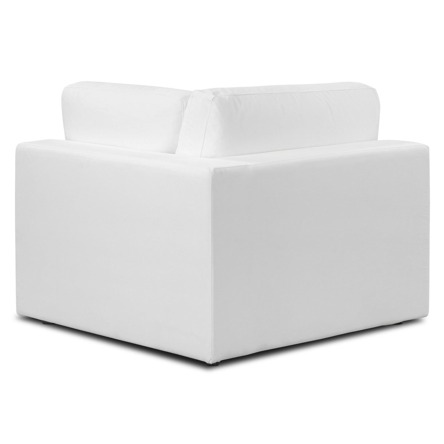 Vari Modular Right Arm Facing Corner + Arm Cushion | Cotton White
