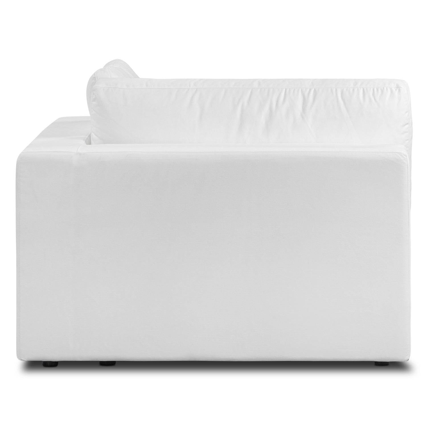 Vari Modular Right Arm Facing Corner + Arm Cushion | Cotton White 