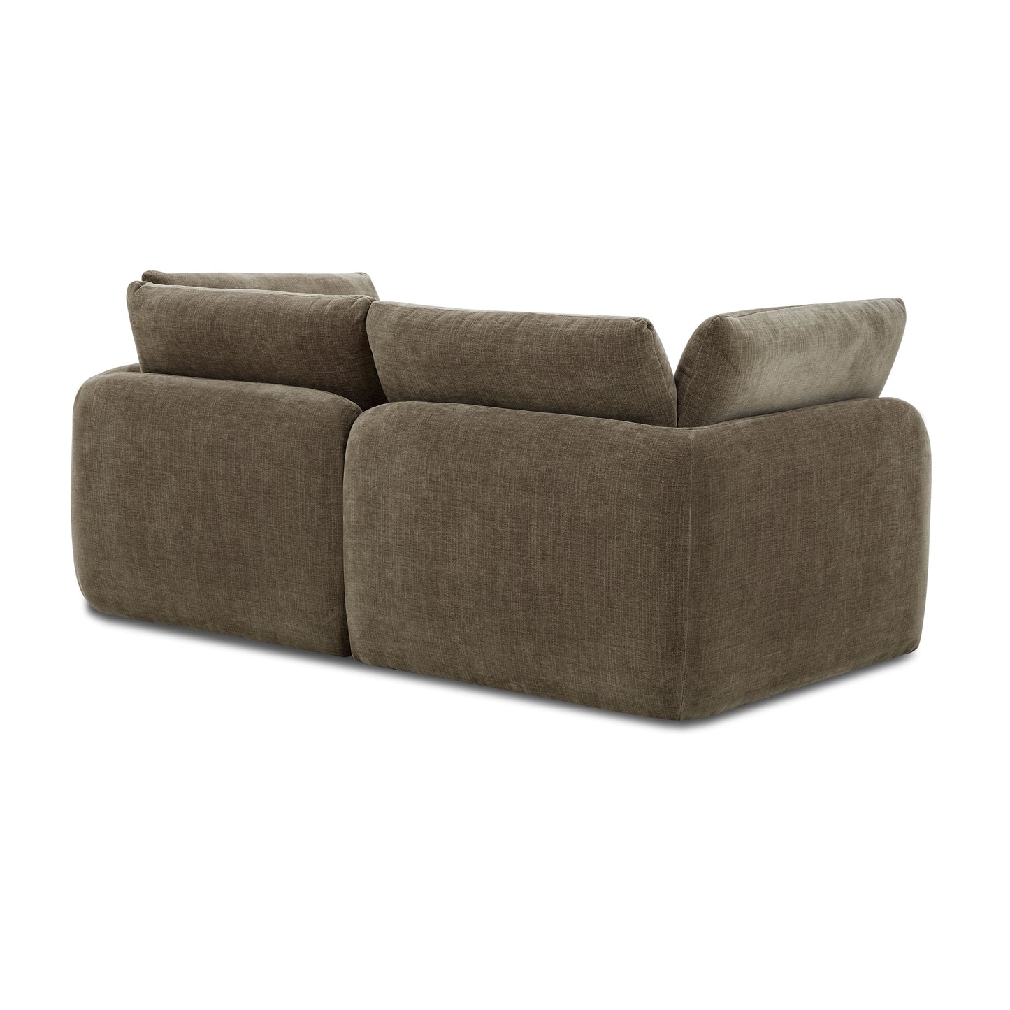 Tonga Modular 2-Piece Apartment Sofa | Clove Brown