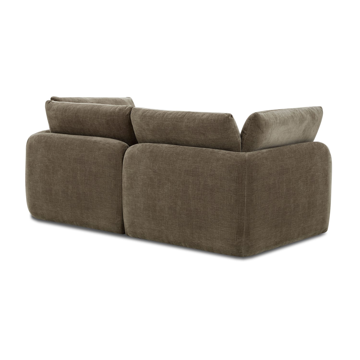 Tonga Modular 2-Piece Apartment Sofa | Clove Brown 