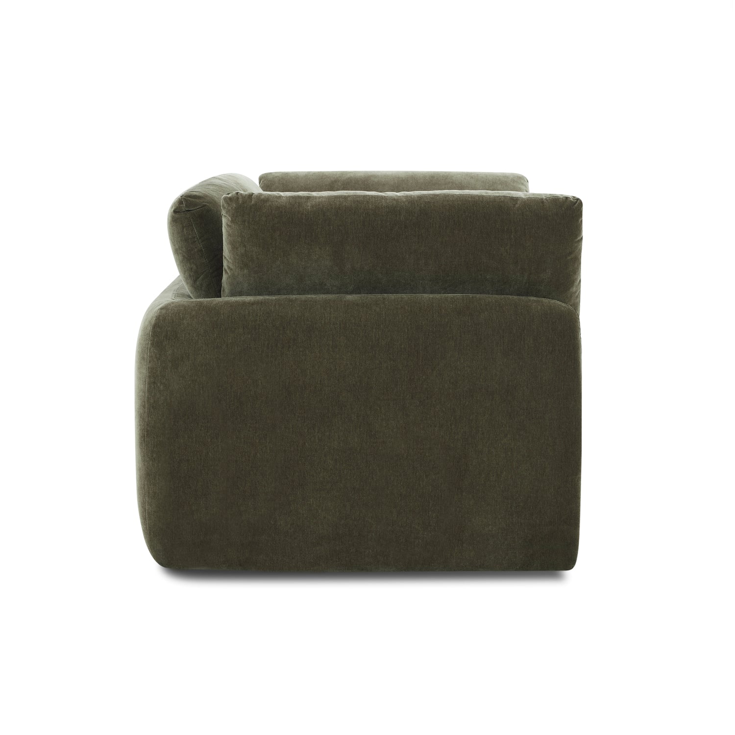 Tonga Modular 2-Piece Apartment Sofa | Lume Green 