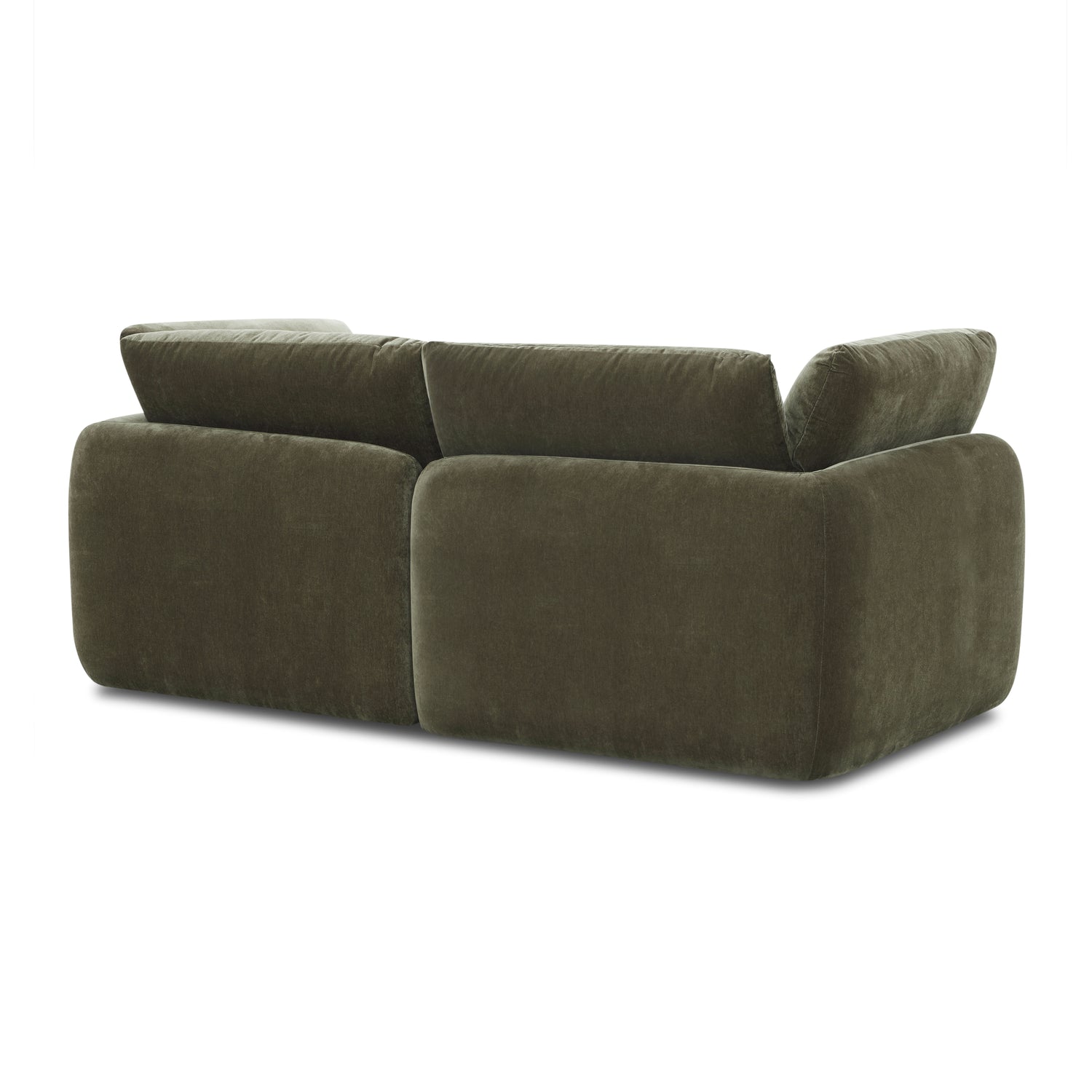 Tonga Modular 2-Piece Apartment Sofa | Lume Green 