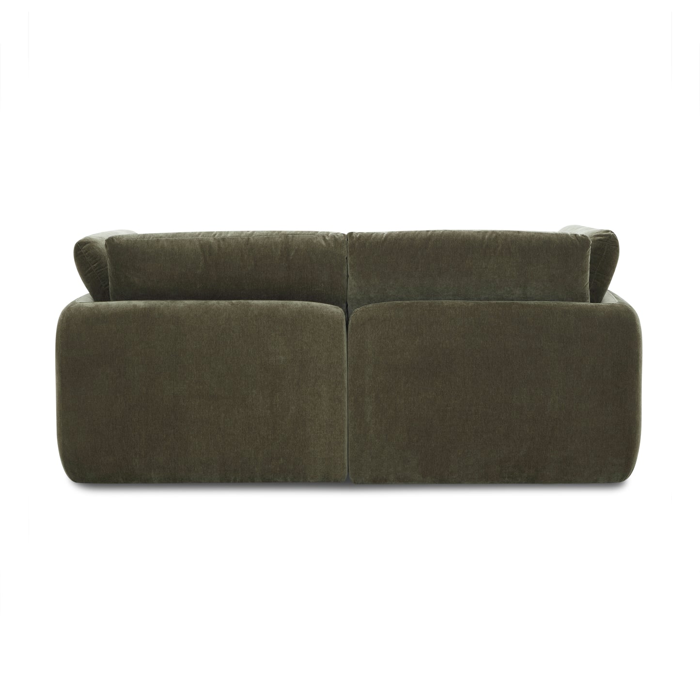 Tonga Modular 2-Piece Apartment Sofa | Lume Green