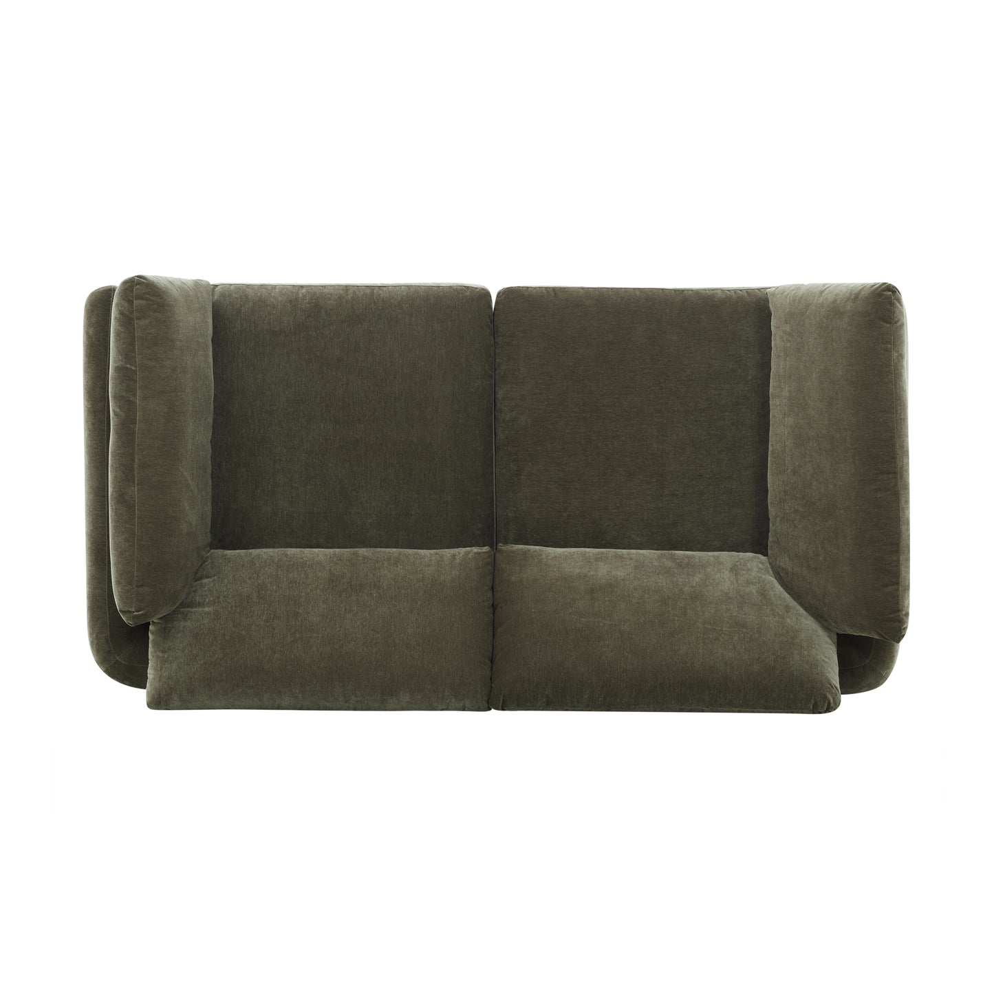 Tonga Modular 2-Piece Apartment Sofa | Lume Green