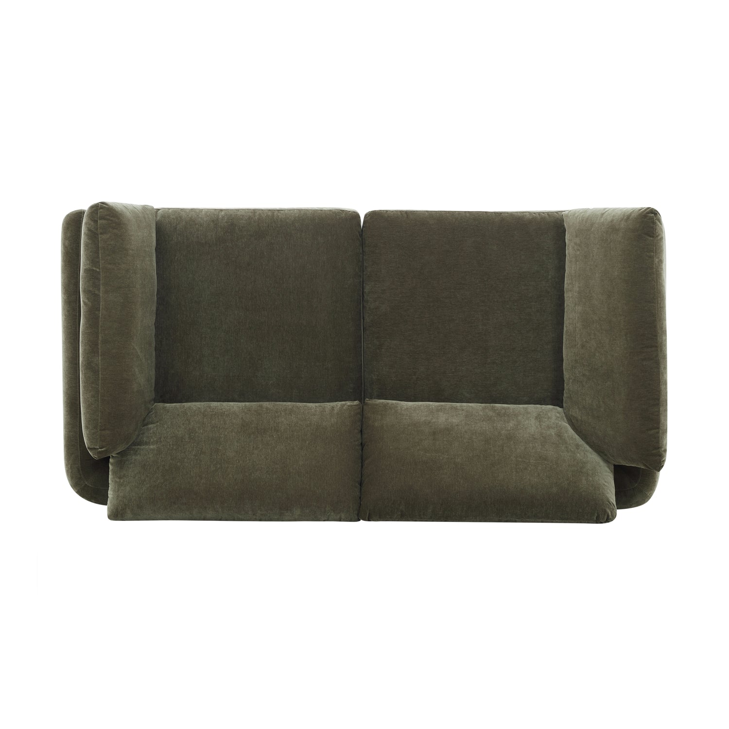 Tonga Modular 2-Piece Apartment Sofa | Lume Green 