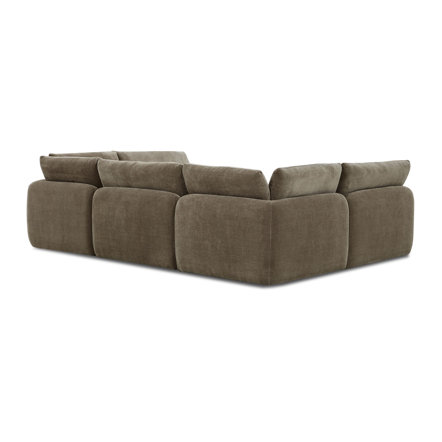 Tonga Modular 6-Piece Pit Lounge Sectional | Clove Brown