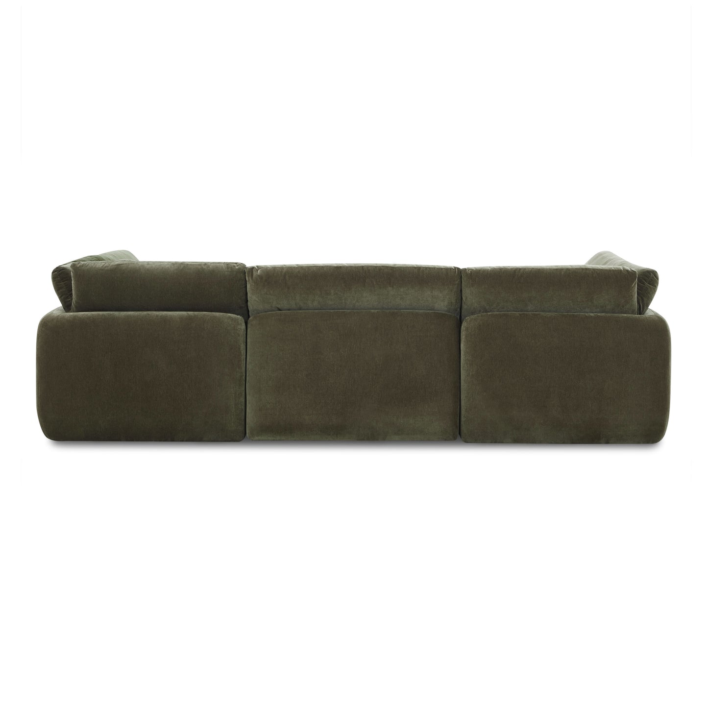 Tonga Modular 6-Piece Pit Lounge Sectional | Lume Green