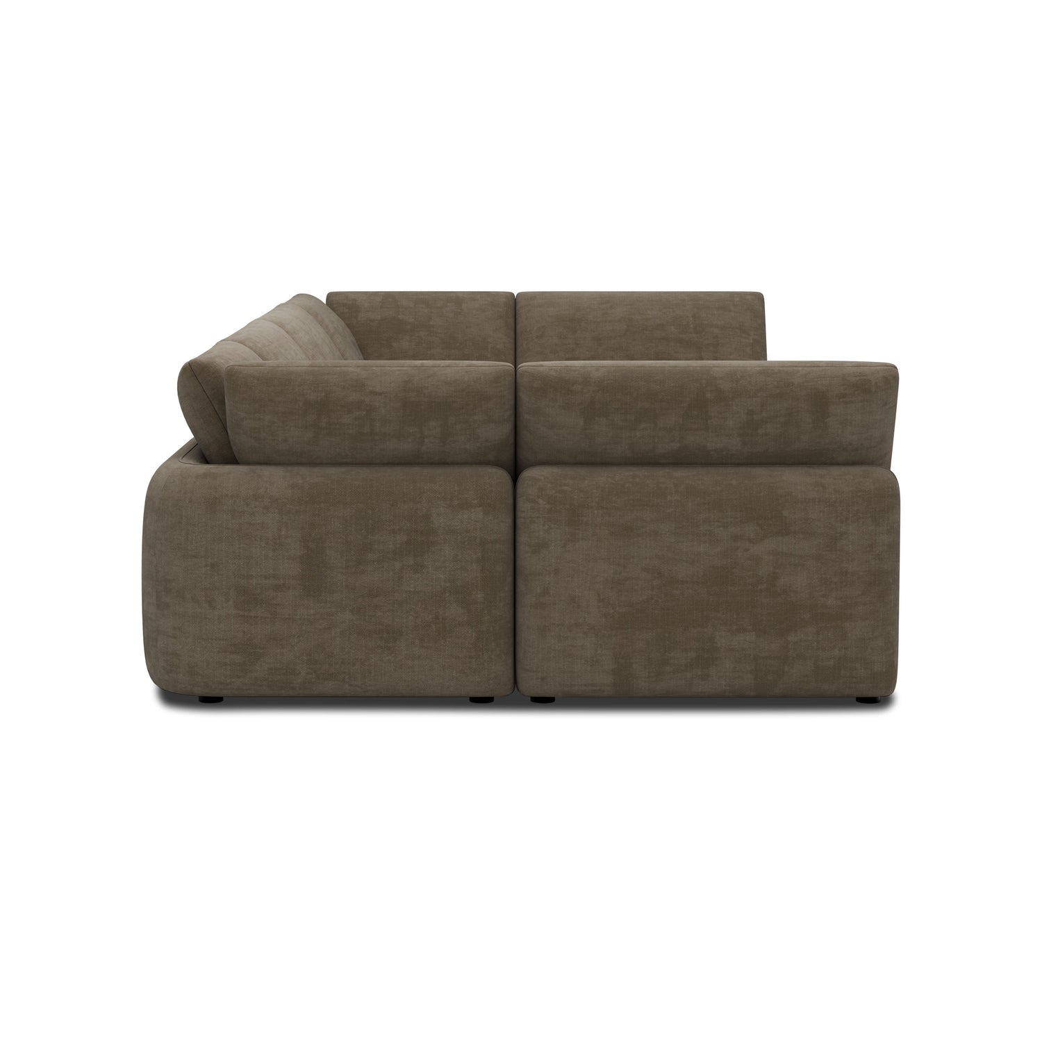 Tonga Modular 8-Piece Pit Lounge Sectional | Clove Brown 