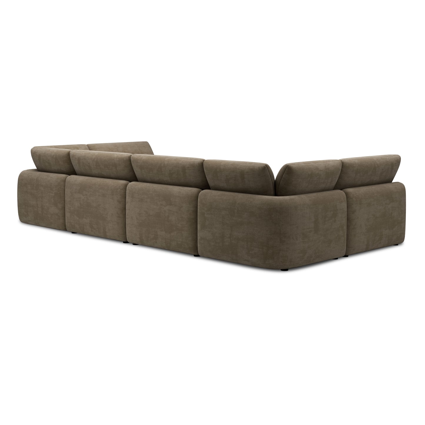 Tonga Modular 8-Piece Pit Lounge Sectional | Clove Brown