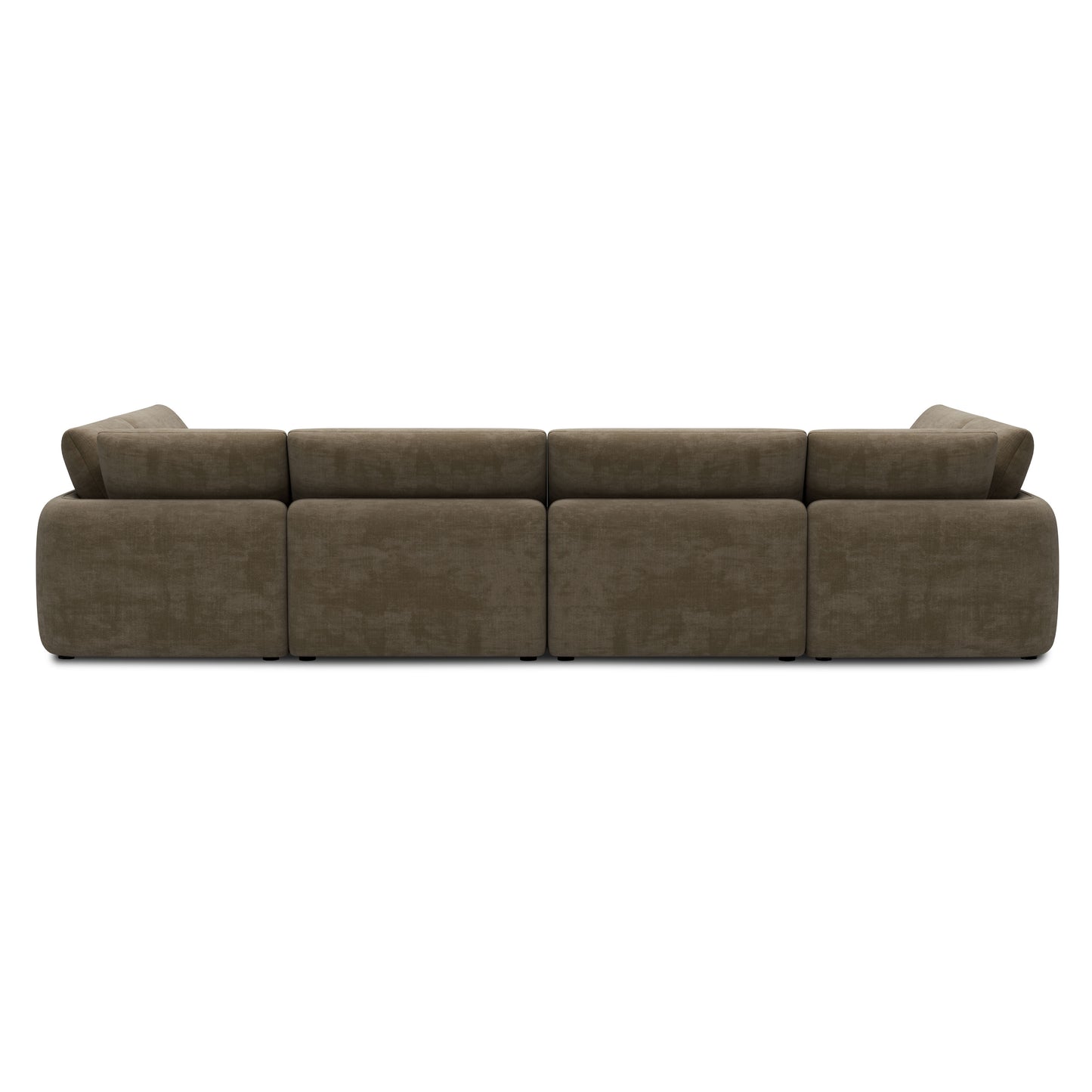 Tonga Modular 8-Piece Pit Lounge Sectional | Clove Brown