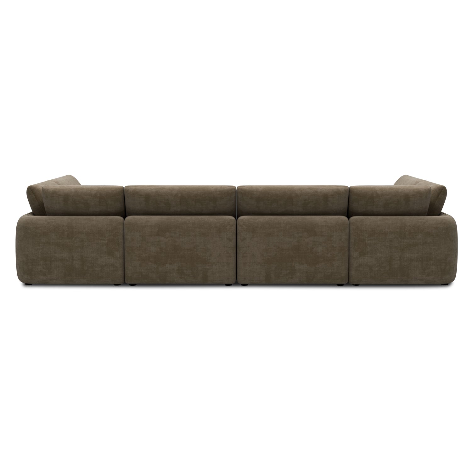 Tonga Modular 8-Piece Pit Lounge Sectional | Clove Brown 