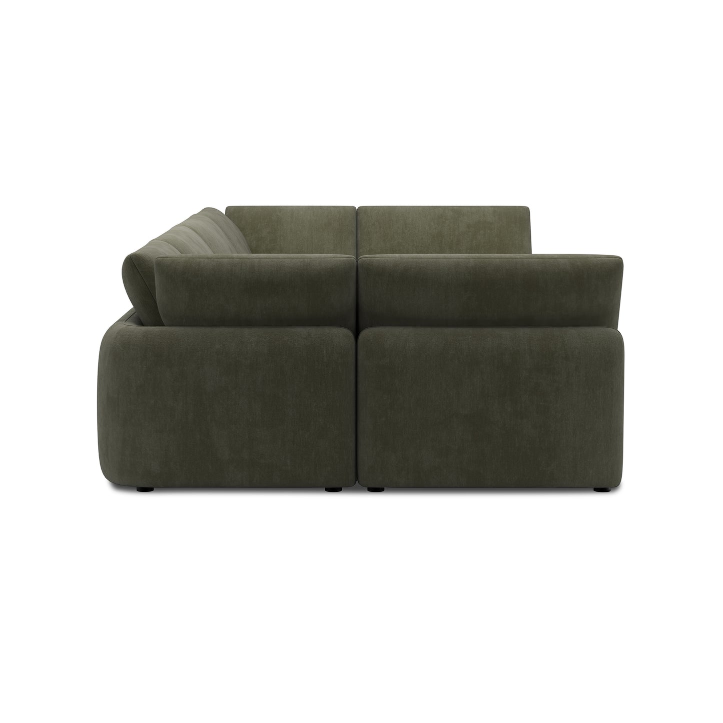 Tonga Modular 8-Piece Pit Lounge Sectional | Lume Green