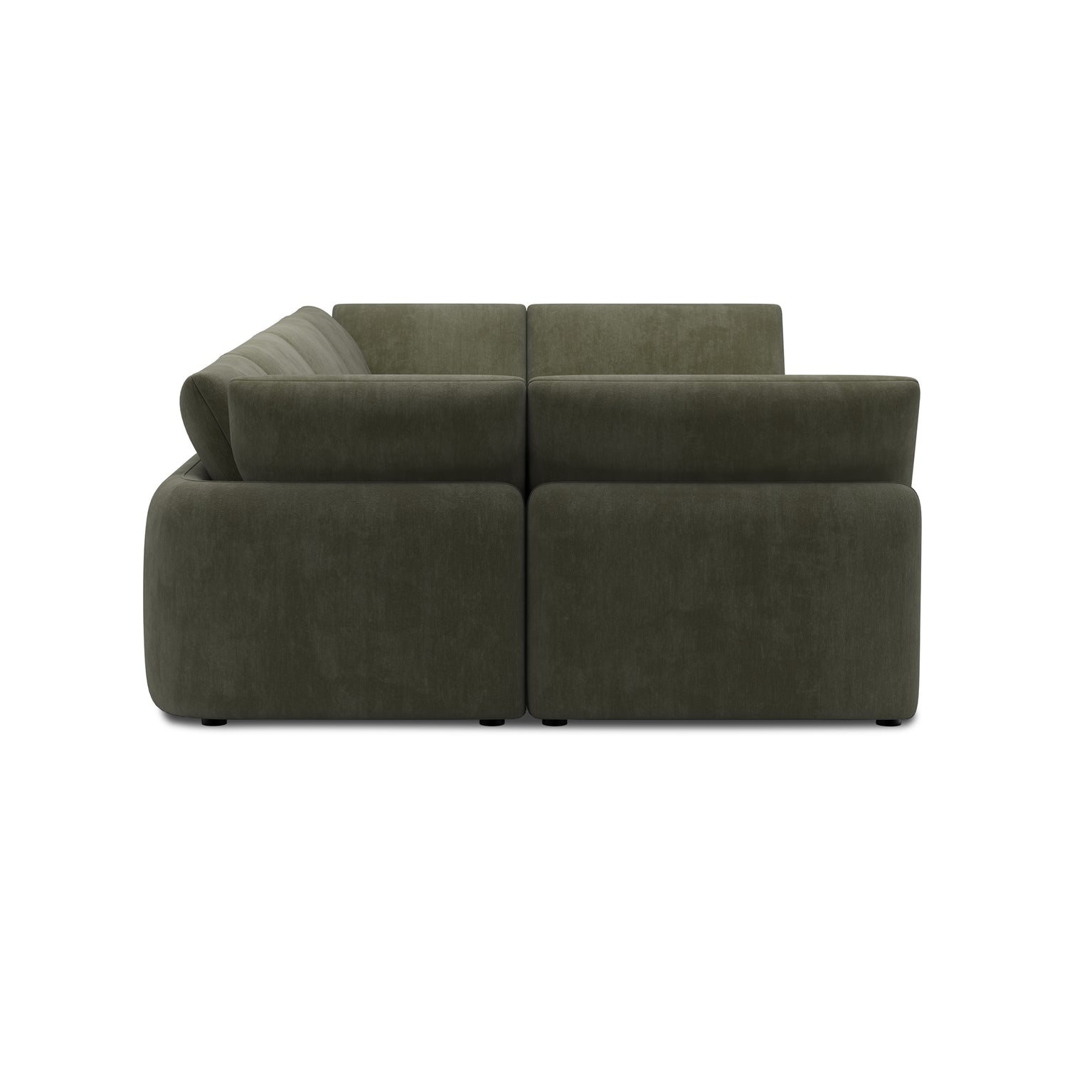 Tonga Modular 8-Piece Pit Lounge Sectional | Lume Green 