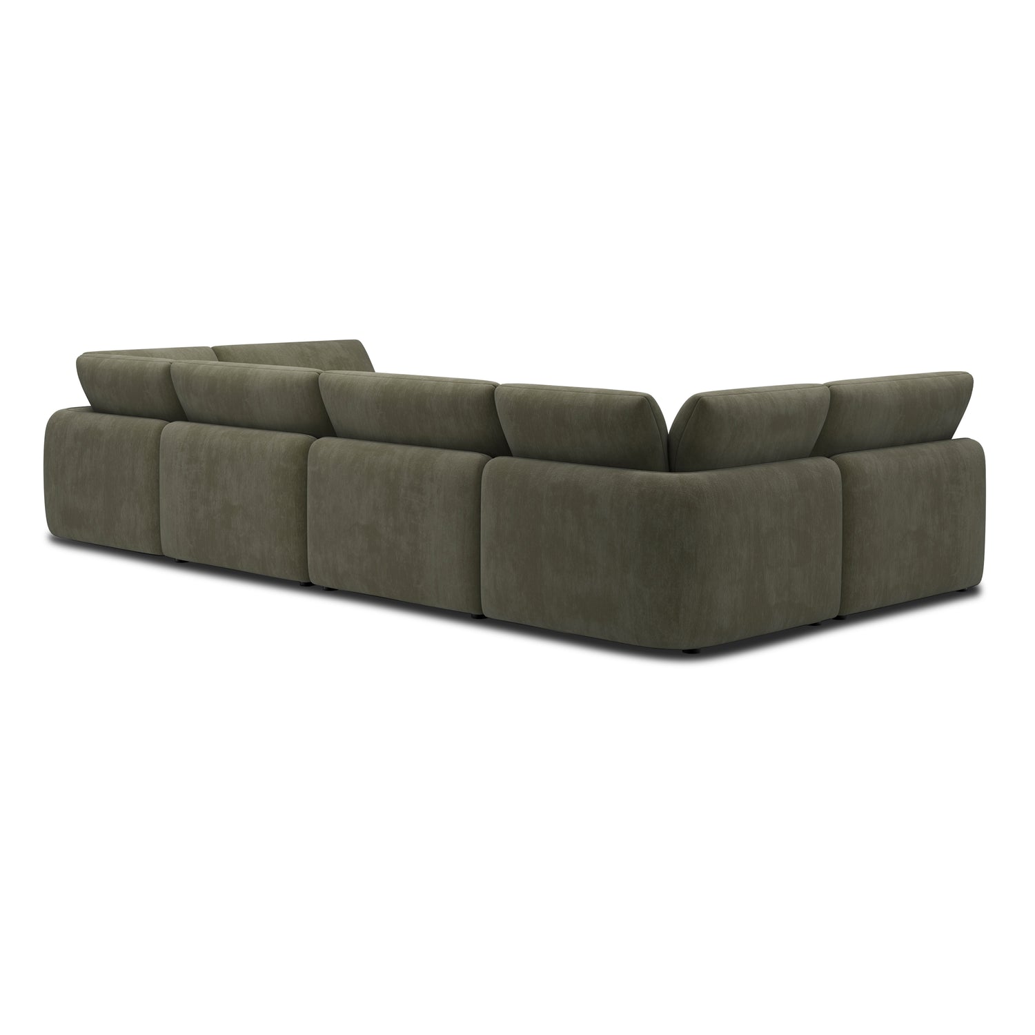 Tonga Modular 8-Piece Pit Lounge Sectional | Lume Green 