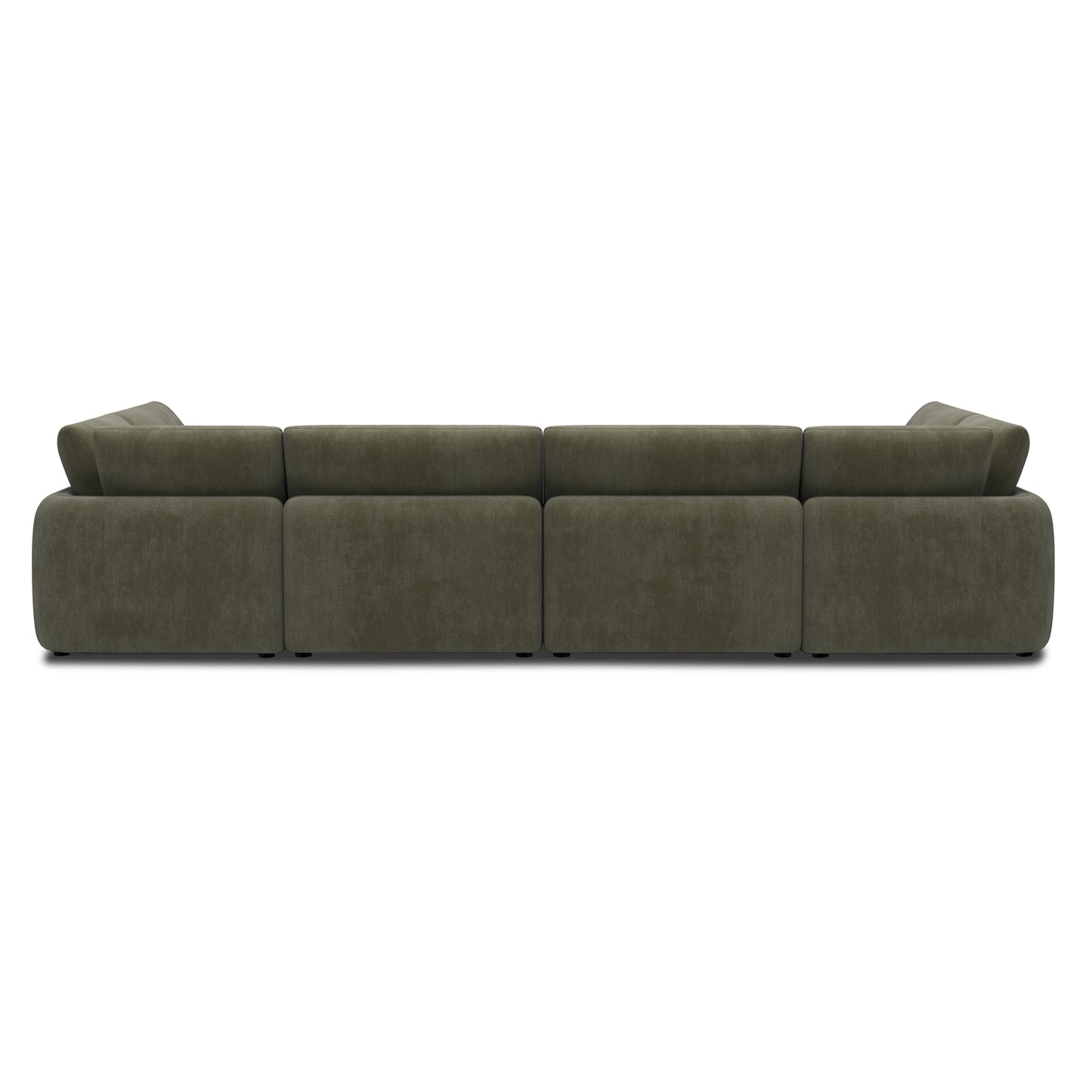 Tonga Modular 8-Piece Pit Lounge Sectional | Lume Green