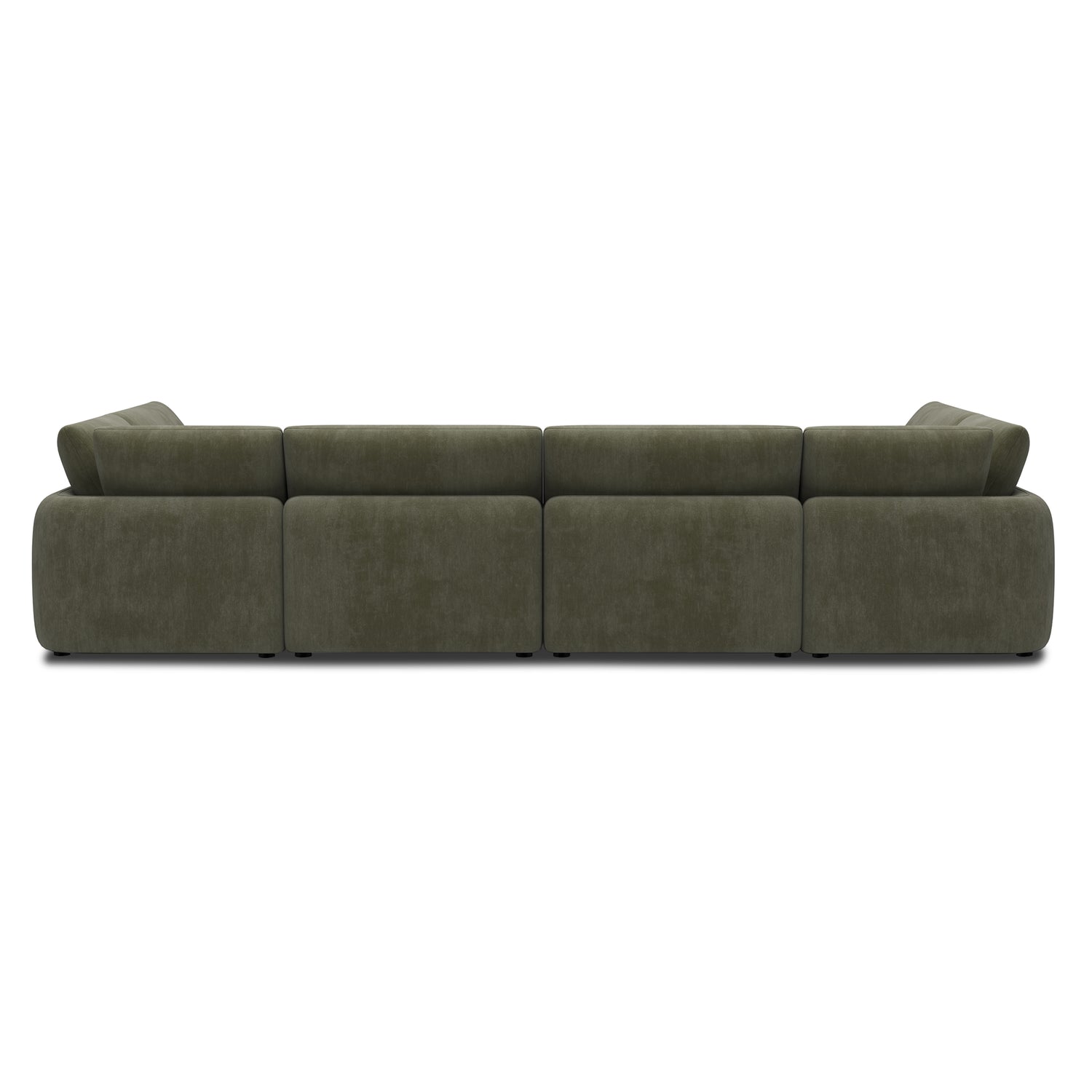 Tonga Modular 8-Piece Pit Lounge Sectional | Lume Green 