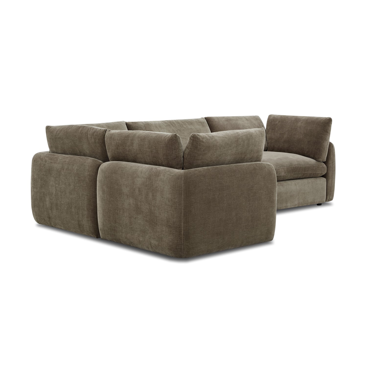 Tonga Modular 4-Piece L-Shaped Sectional | Clove Brown 