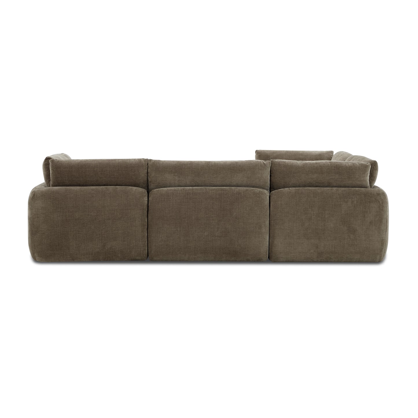 Tonga Modular 4-Piece L-Shaped Sectional | Clove Brown