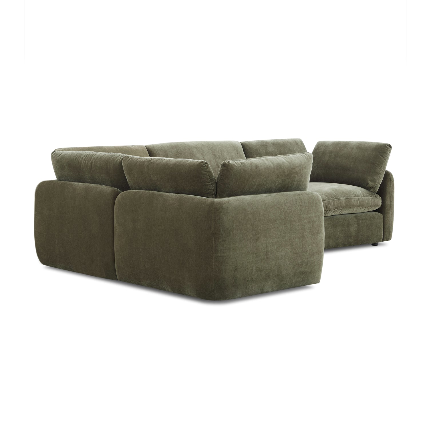 Tonga Modular 4-Piece L-Shaped Sectional | Lume Green 