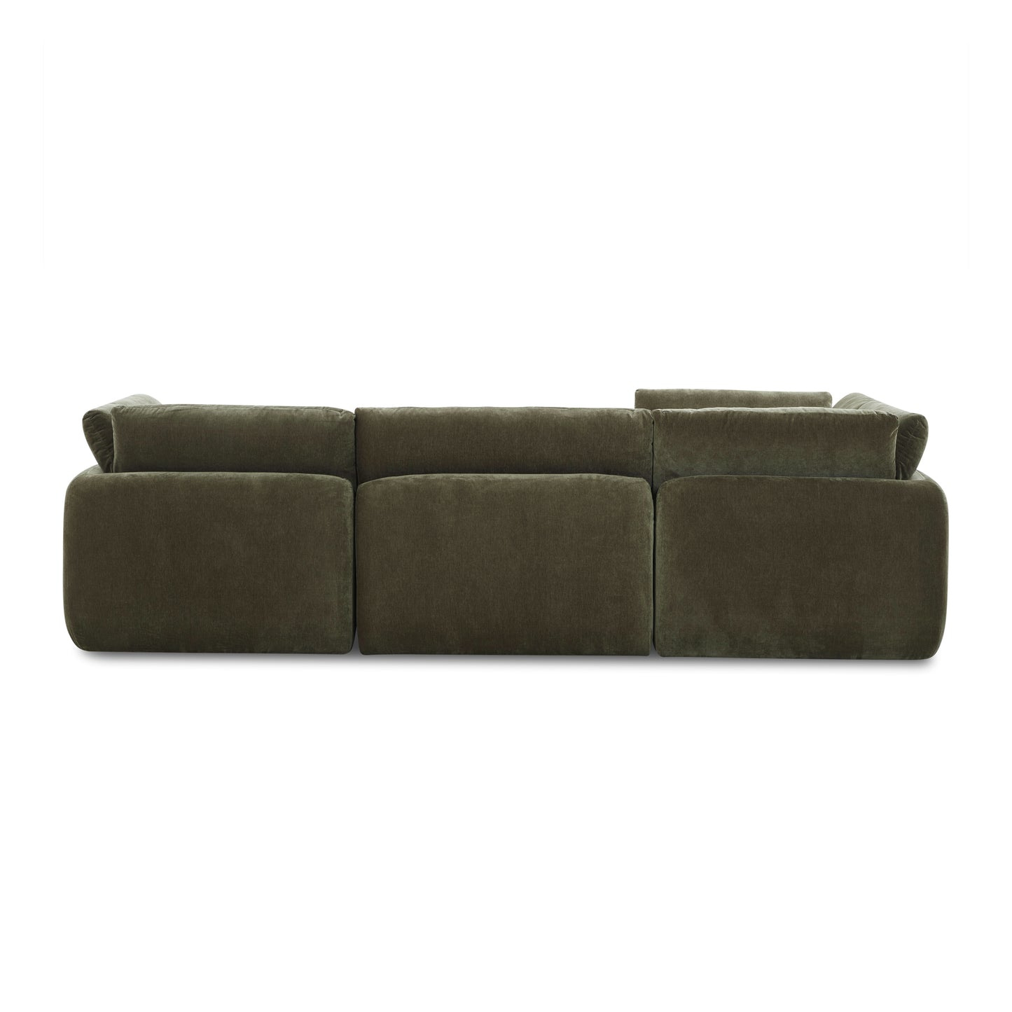 Tonga Modular 4-Piece L-Shaped Sectional | Lume Green