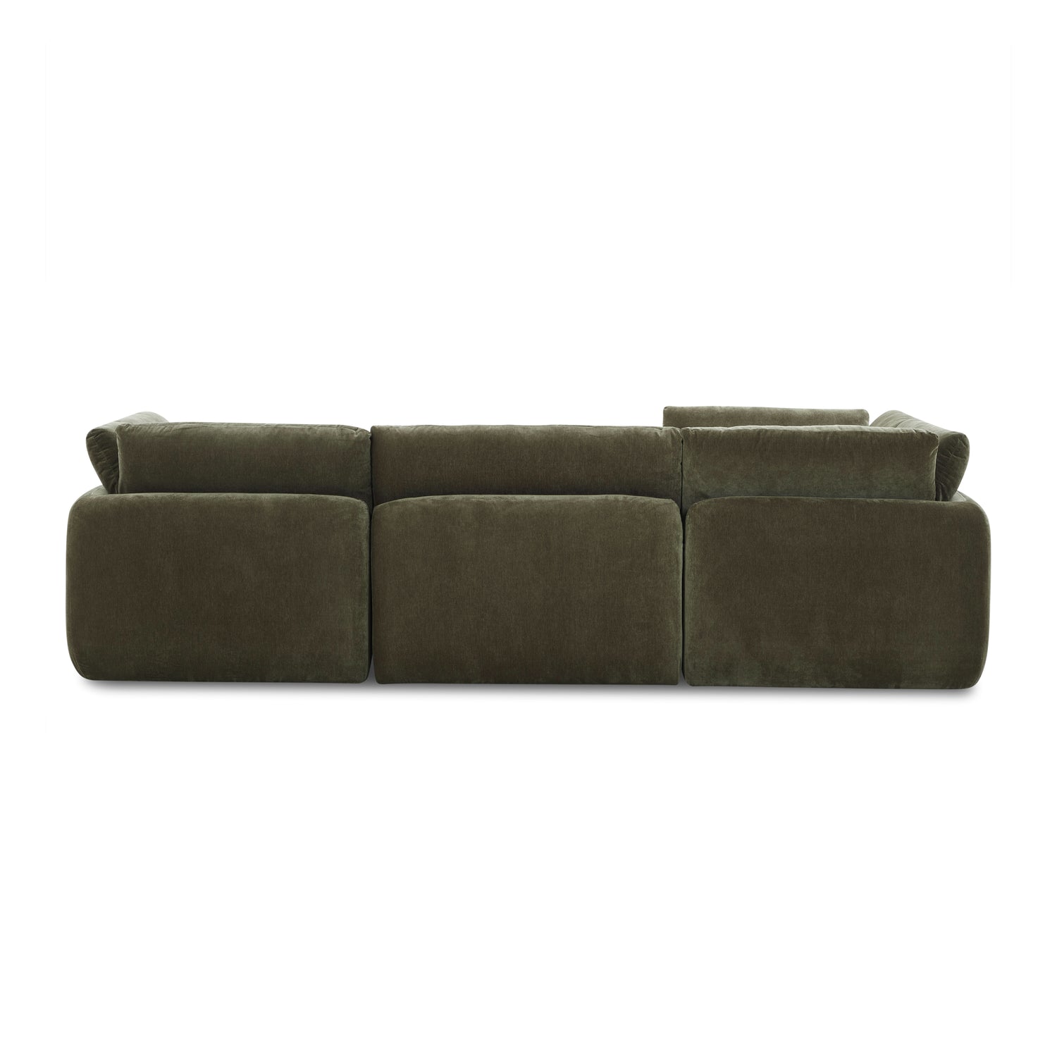 Tonga Modular 4-Piece L-Shaped Sectional | Lume Green 