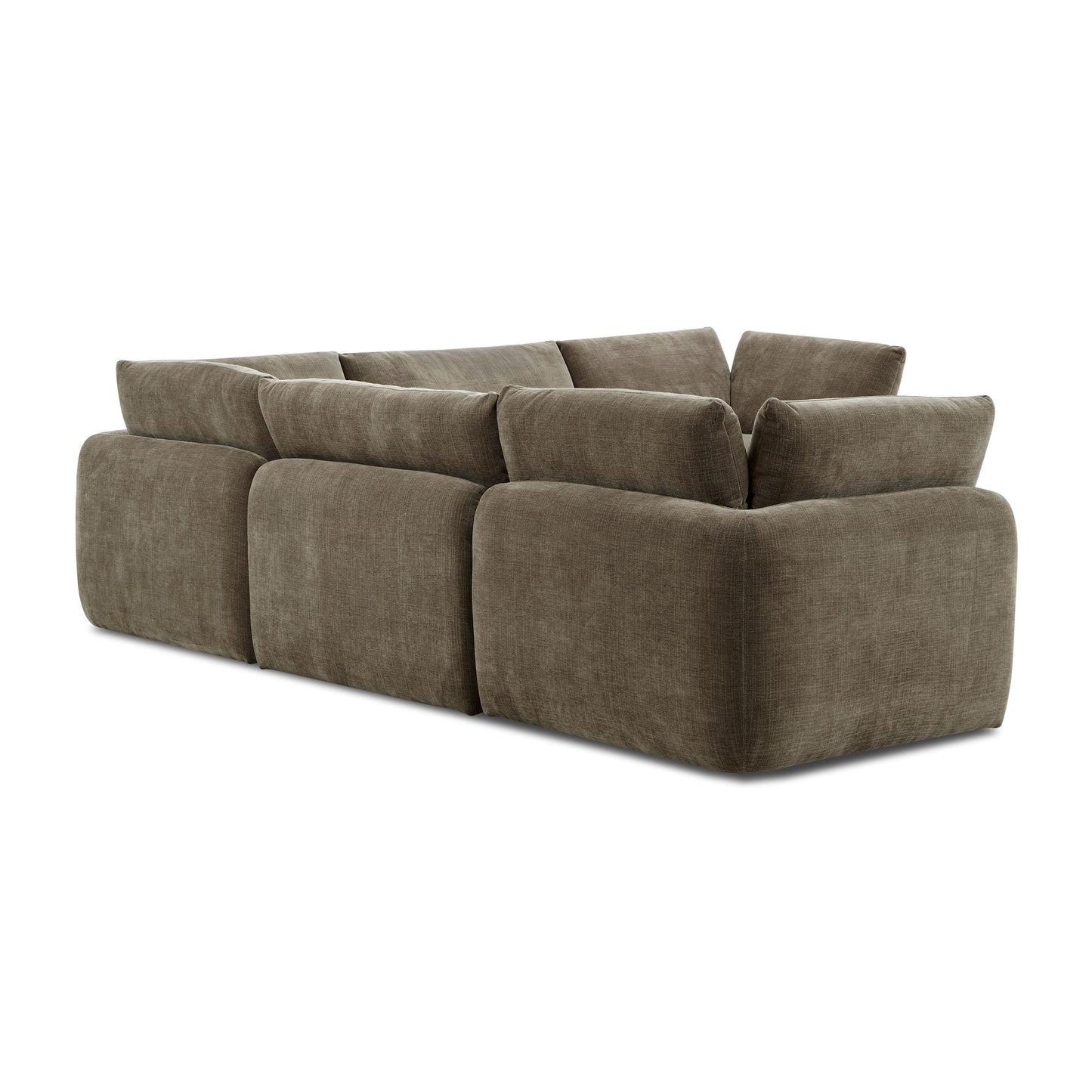 Tonga Modular 5-Piece L-Shaped Corner Sectional | Clove Brown
