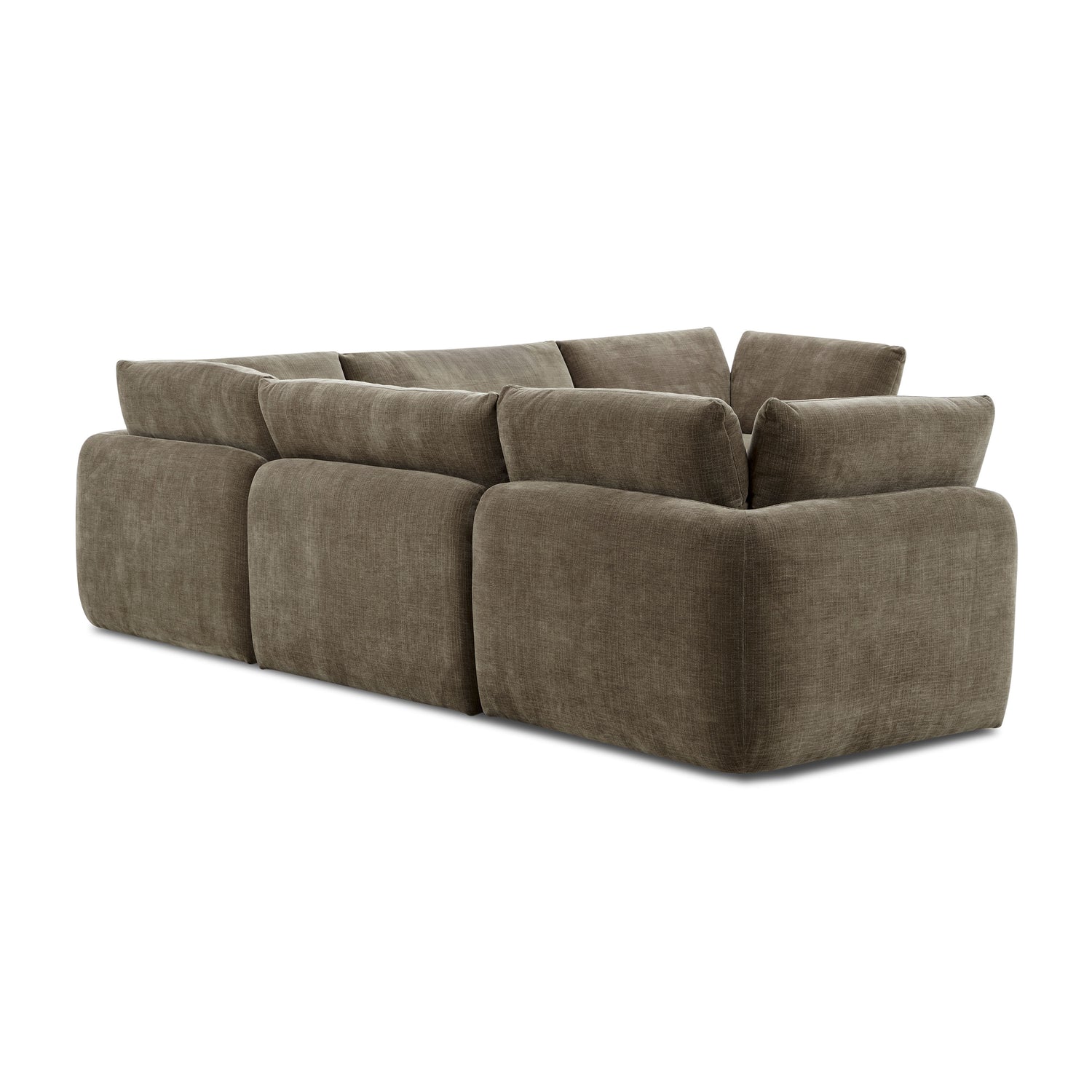 Tonga Modular 5-Piece L-Shaped Corner Sectional | Clove Brown 