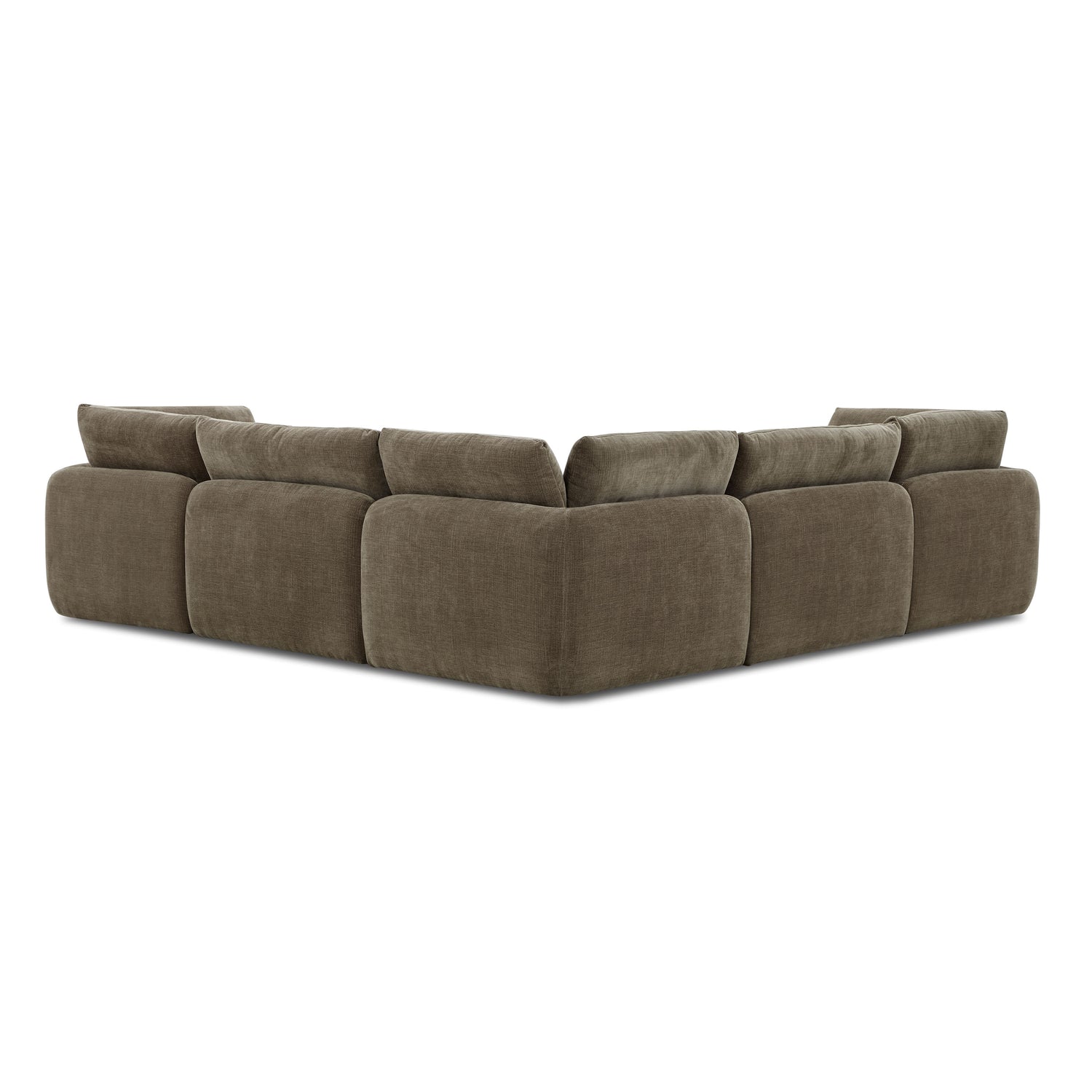 Tonga Modular 5-Piece L-Shaped Corner Sectional | Clove Brown 