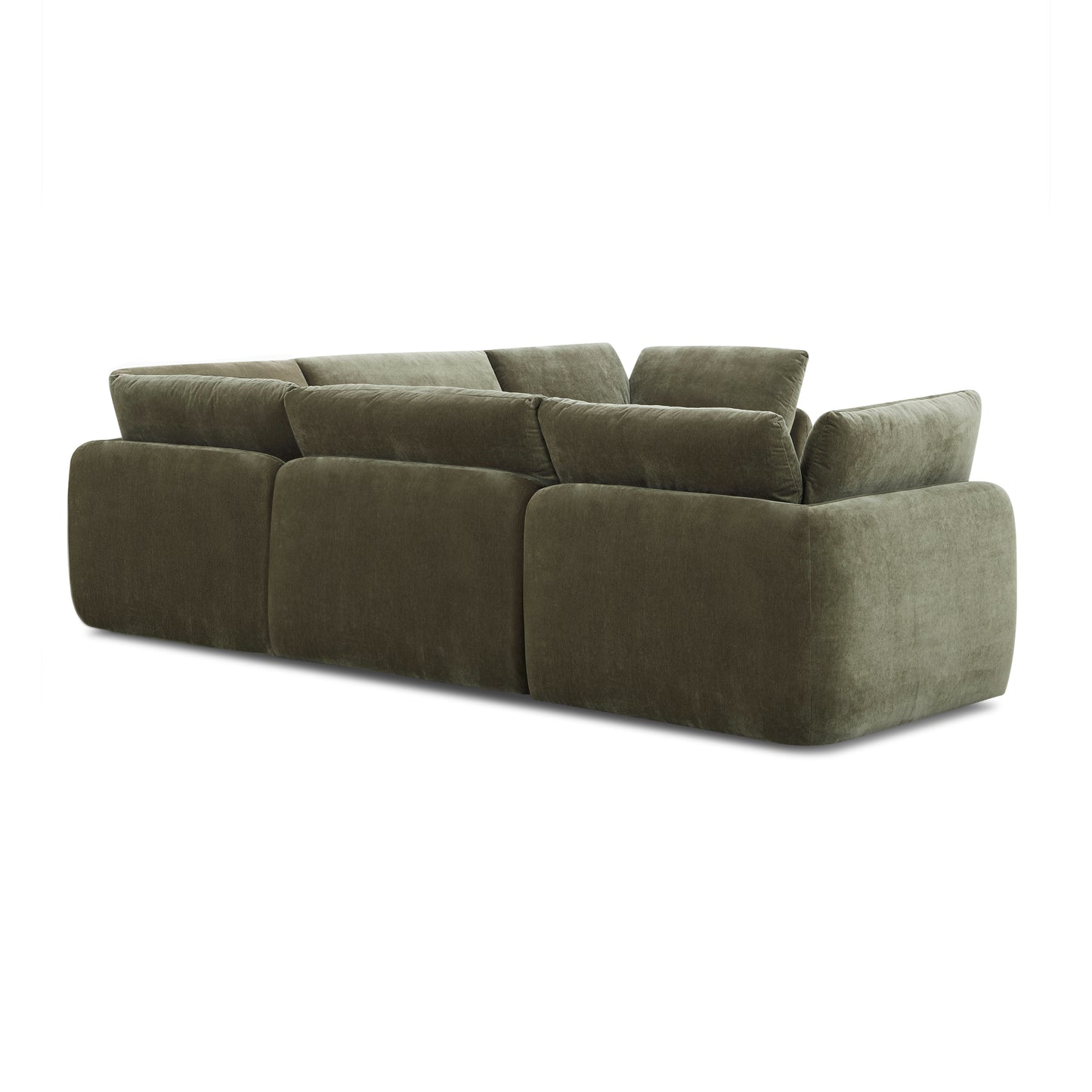 Tonga Modular 5-Piece L-Shaped Corner Sectional | Lume Green