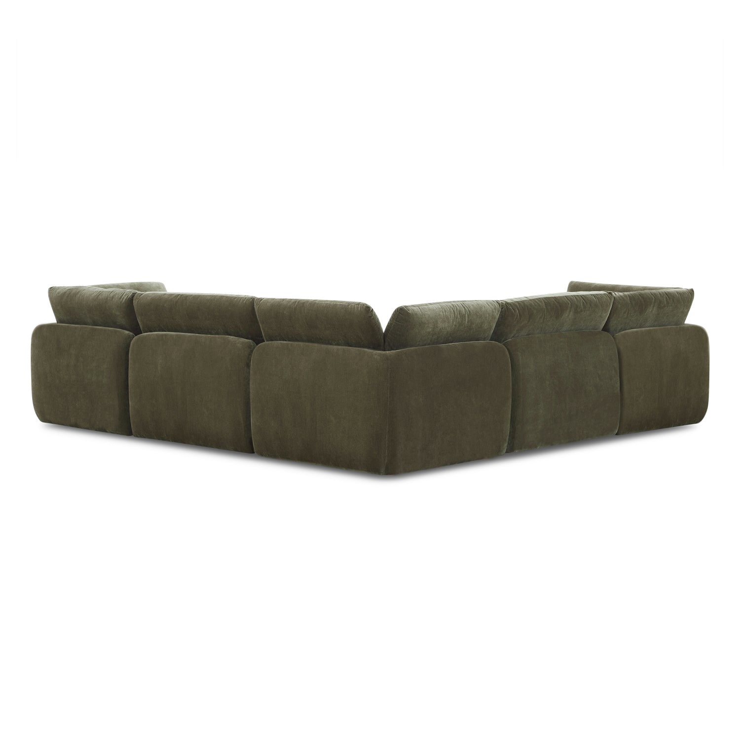 Tonga Modular 5-Piece L-Shaped Corner Sectional | Lume Green 