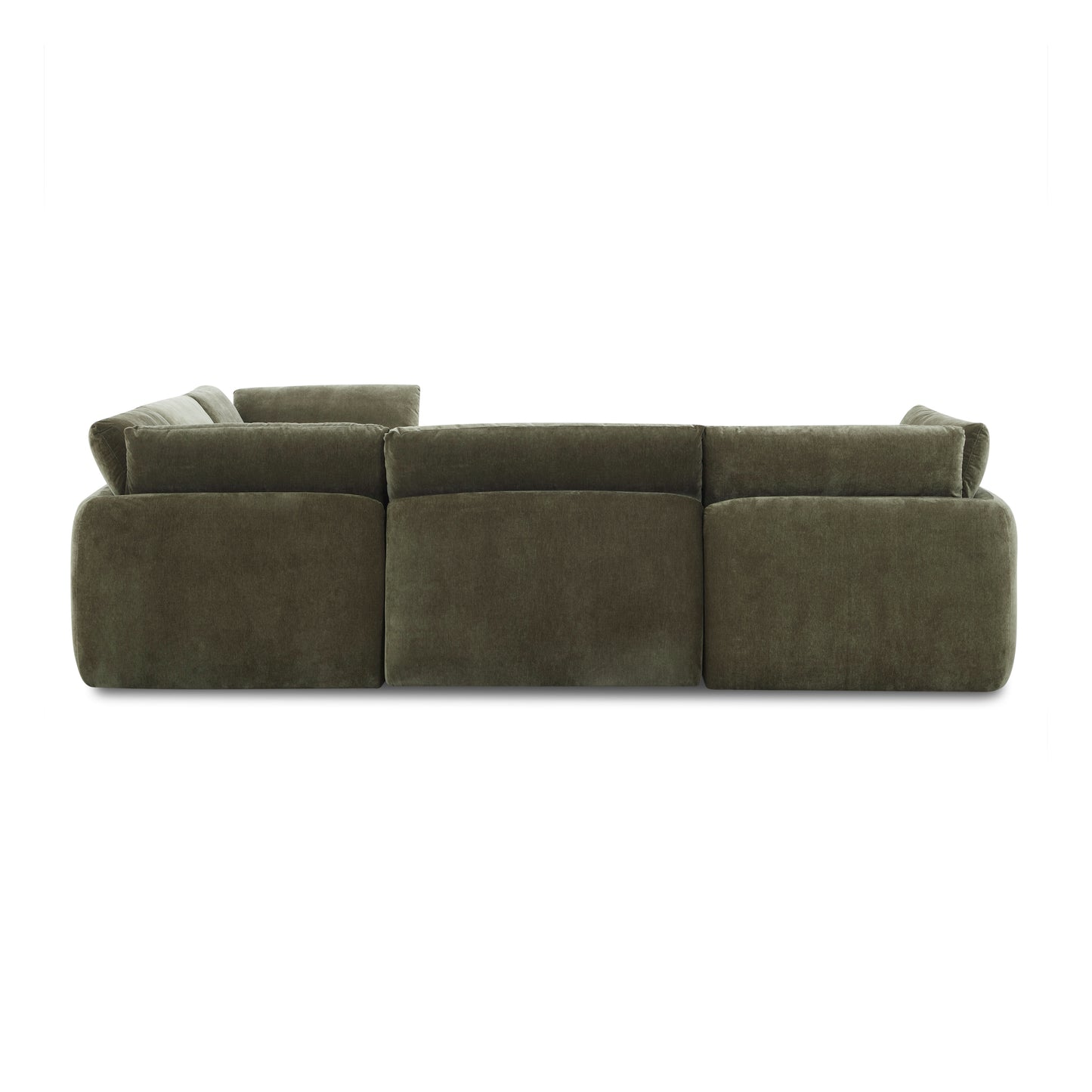 Tonga Modular 5-Piece L-Shaped Corner Sectional | Lume Green