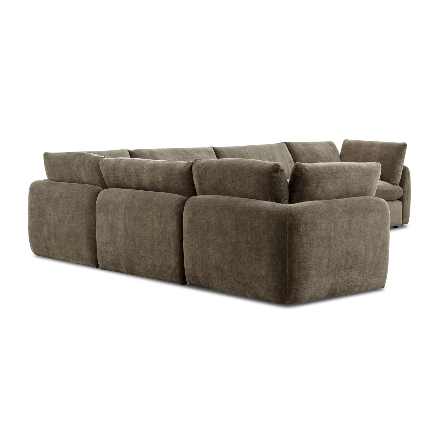 Tonga Modular 6-Piece L-Shaped Sectional | Clove Brown