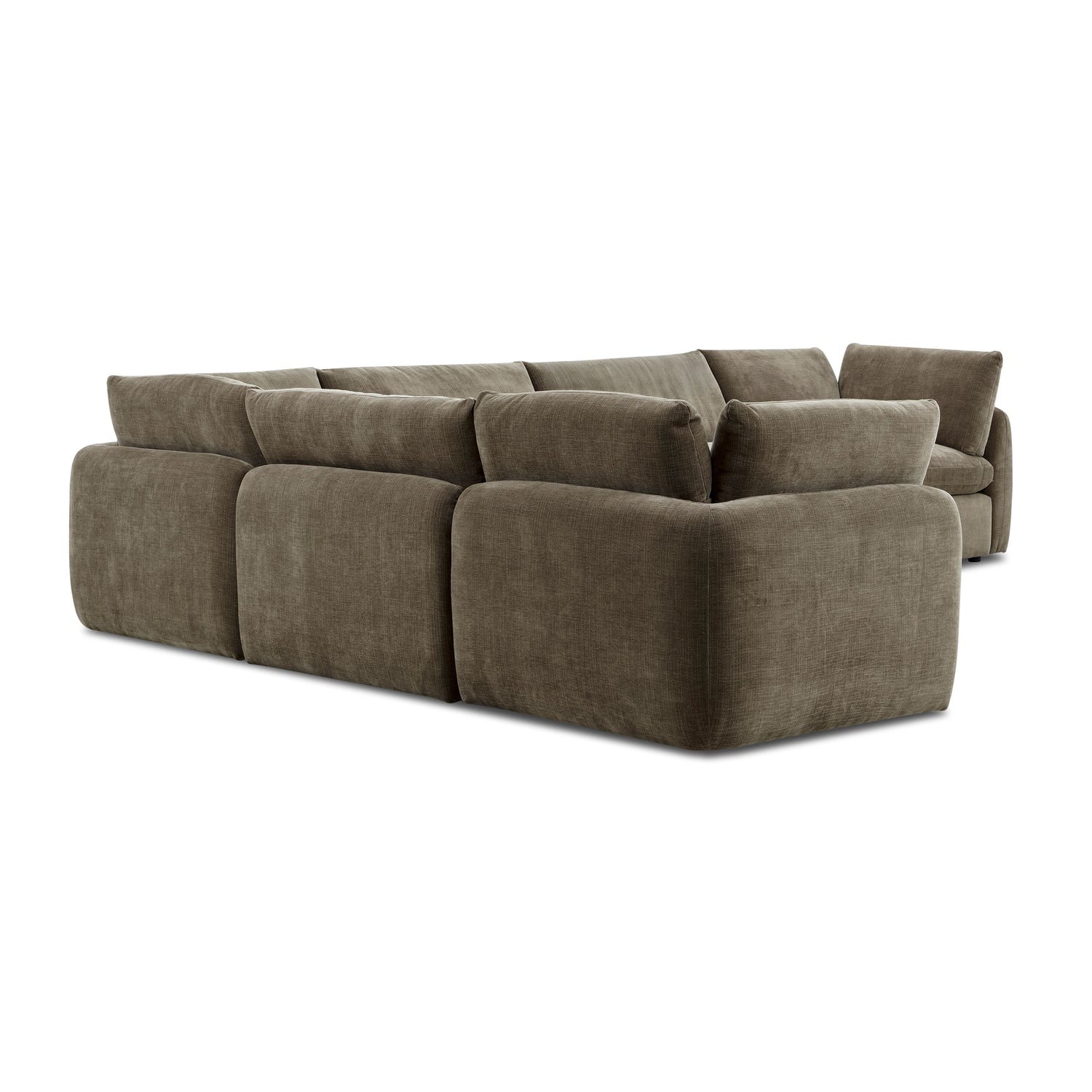 Tonga Modular 6-Piece L-Shaped Sectional | Clove Brown 