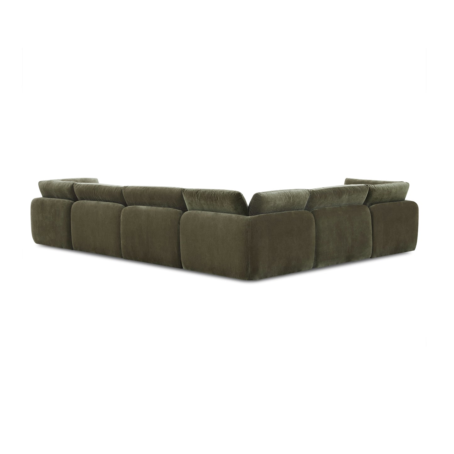 Tonga Modular 6-Piece L-Shaped Sectional | Lume Green