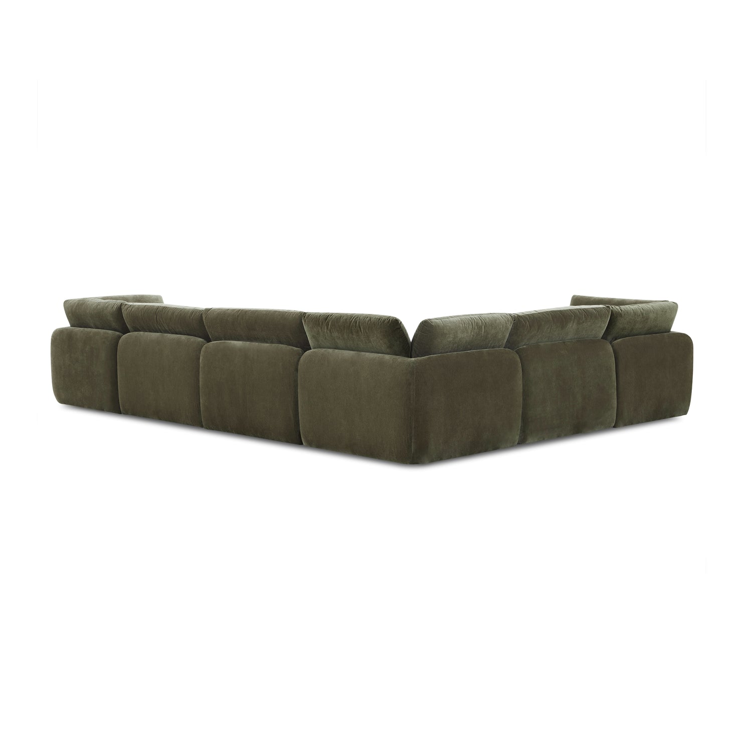 Tonga Modular 6-Piece L-Shaped Sectional | Lume Green 