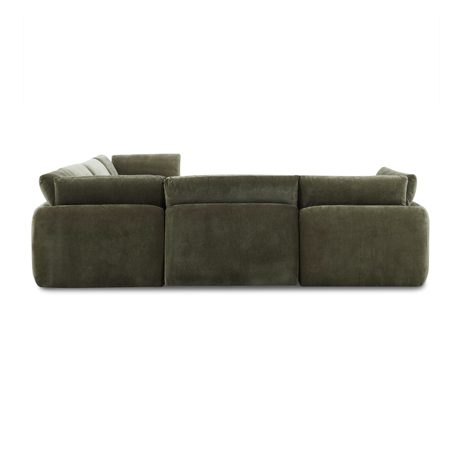 Tonga Modular 6-Piece L-Shaped Sectional | Lume Green 